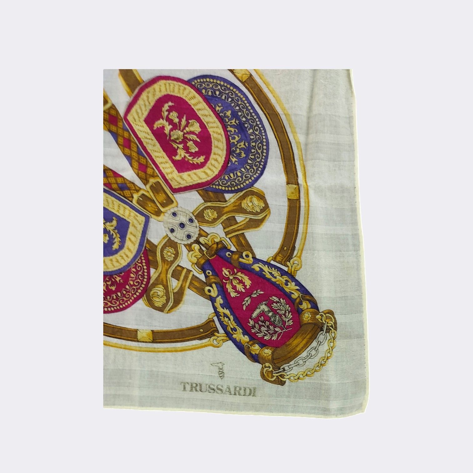 Trussardi Vintage Trussardi Handkerchief Neckerchief Bandana H037G Size ONE SIZE - 3 Thumbnail
