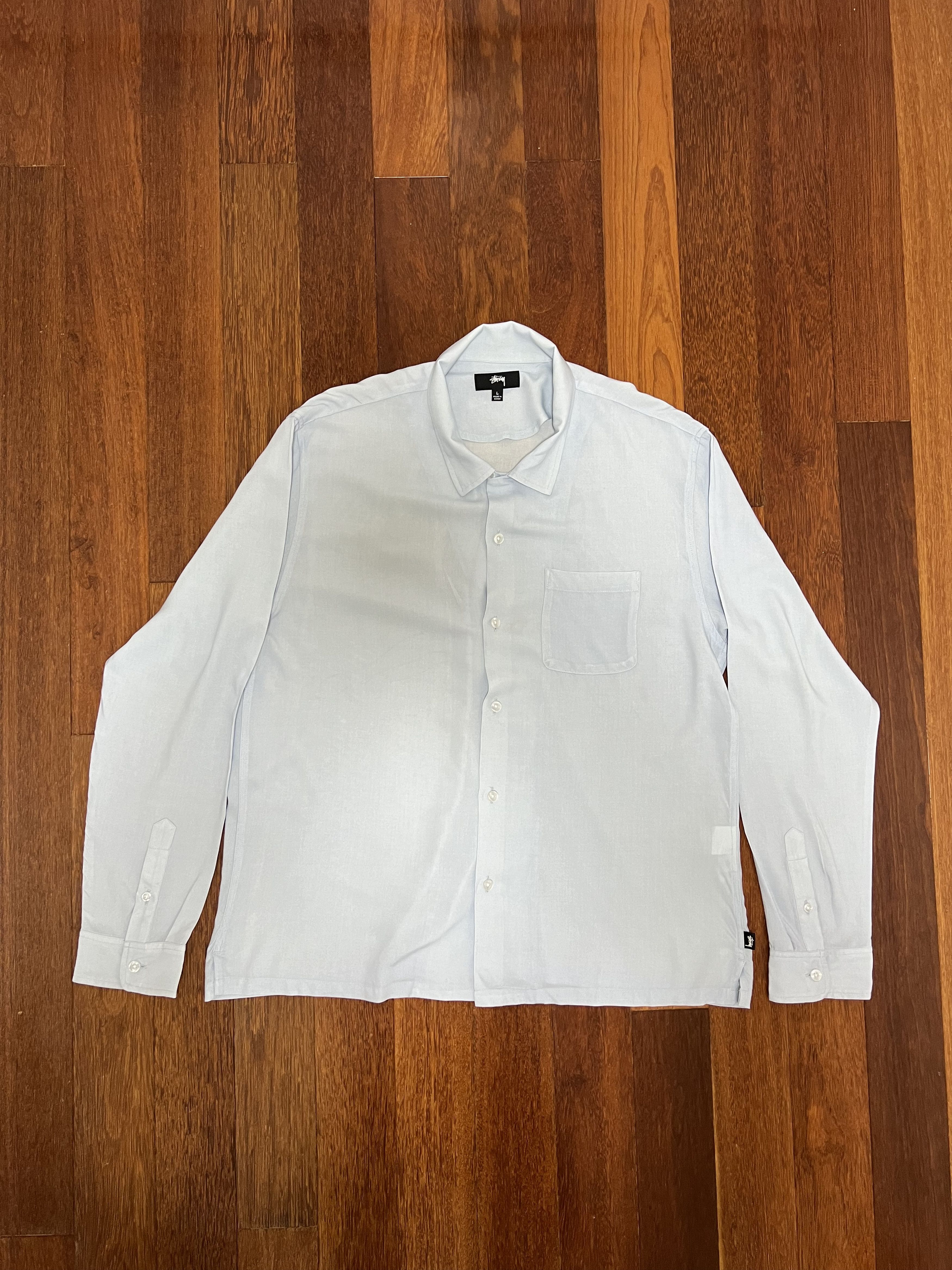 Stussy 💚 2021 Stussy Pin Up Girl Button Up Shirt Large Size US L / EU 52-54 / 3 - 6 Thumbnail