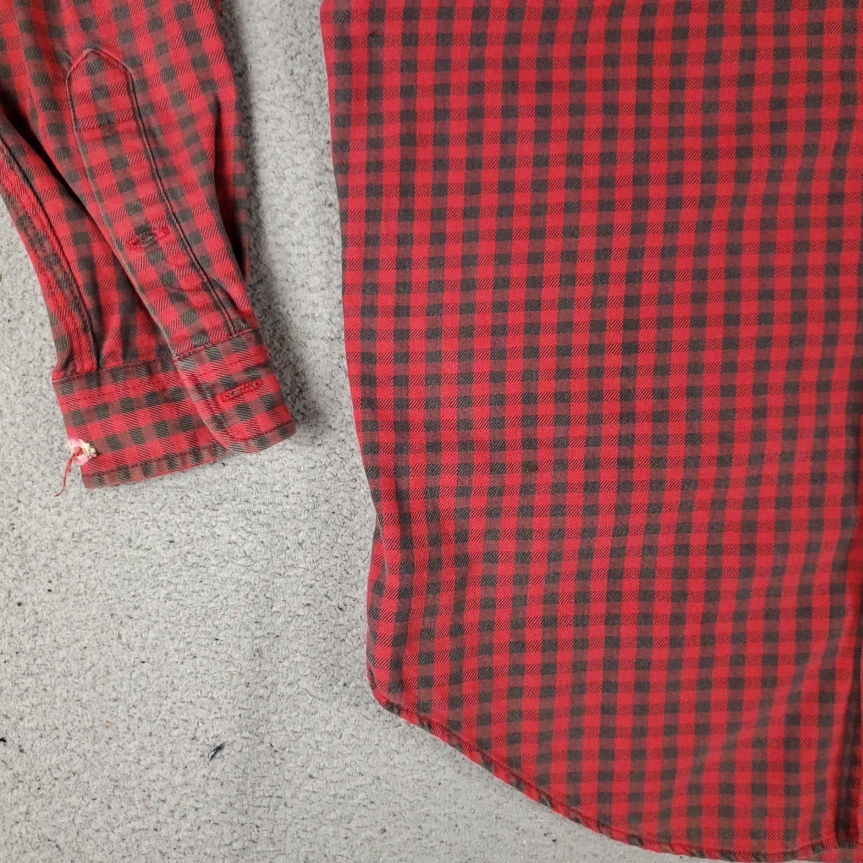 Ralph Lauren Ralph Lauren Shirt Mens Large Red Plaid Flannel Button-Down Long Sleeve Cotton Size US L / EU 52-54 / 3 - 3 Thumbnail