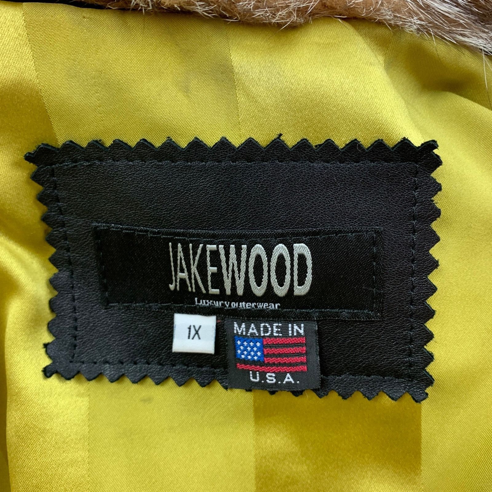 Other JAKE WOOD Size XL Brown Embossed Leather Biker Jacket Size US XL / EU 56 / 4 - 6 Thumbnail