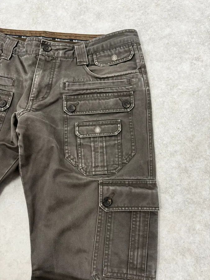 Dolce & Gabbana SS2008 Dolce & Gabbana Multi Pockets Olive Cargo Pants Size US 34 / EU 50 - 8 Thumbnail