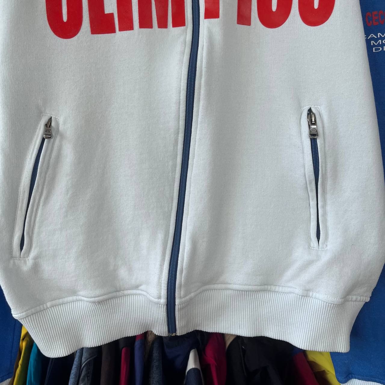 Diadora Diadora 'Olimpico' Italia Football Soccer Track Jacket Size US L / EU 52-54 / 3 - 4 Thumbnail