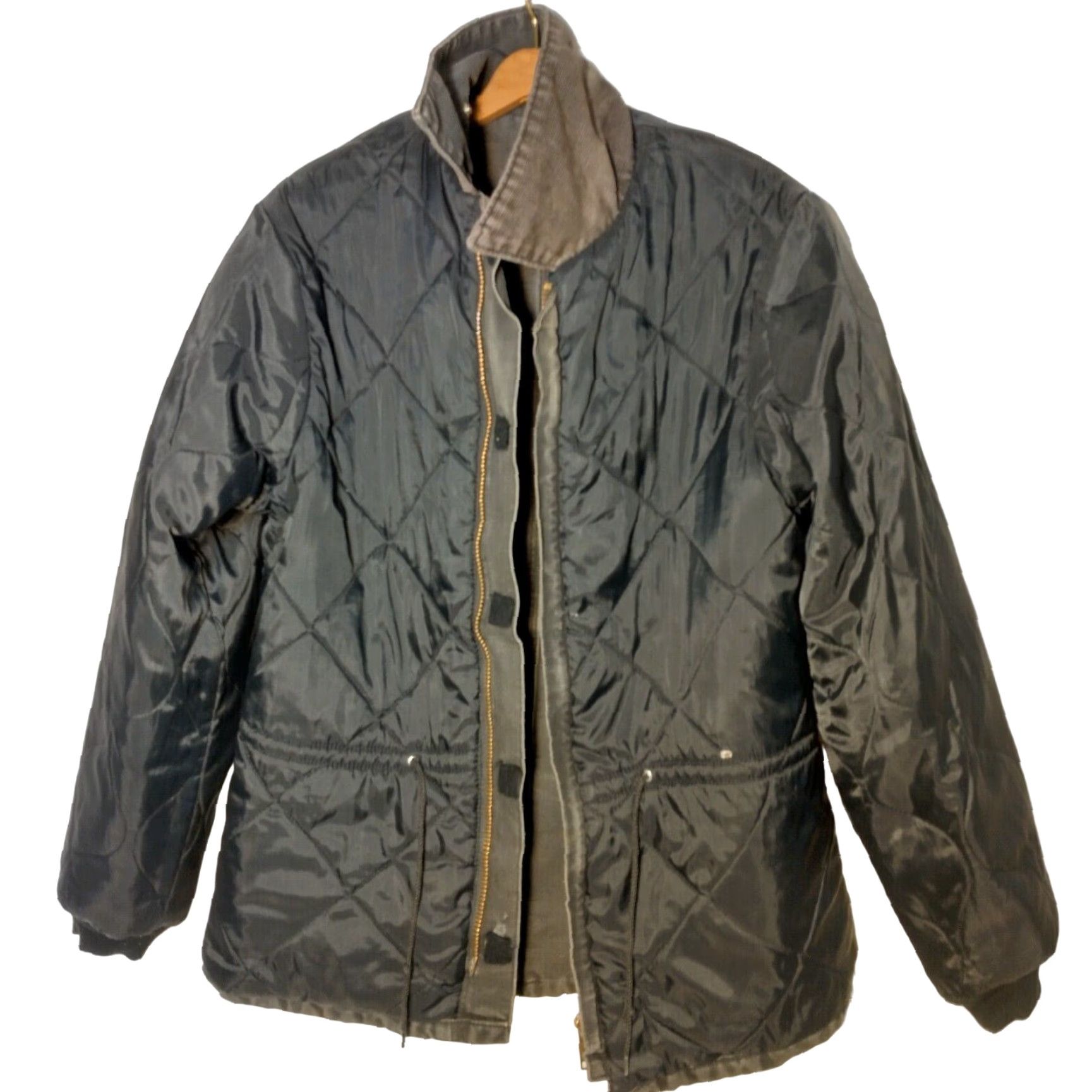 Carhartt VINTAGE Carhartt Arctic Jacket Coat Workwear Canvas Black Distressed USA Size US L / EU 52-54 / 3 - 4 Thumbnail
