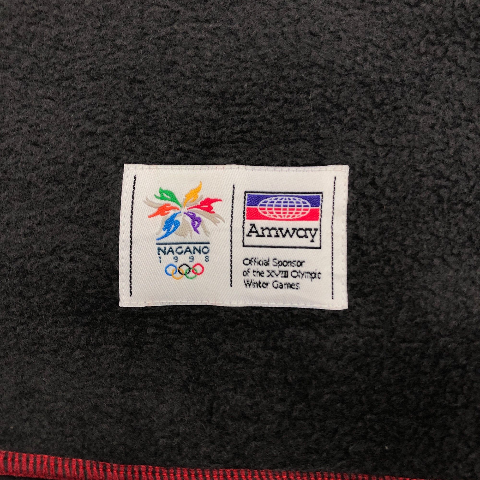 USA Olympics Vintage Olympic 1998 Mizuno Scarf Muffler Fleece Scarves Size ONE SIZE - 4 Thumbnail