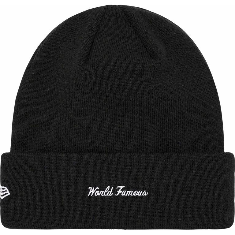 Supreme Supreme x New Era Box Logo Beanie 'Black' Size ONE SIZE - 2 Thumbnail