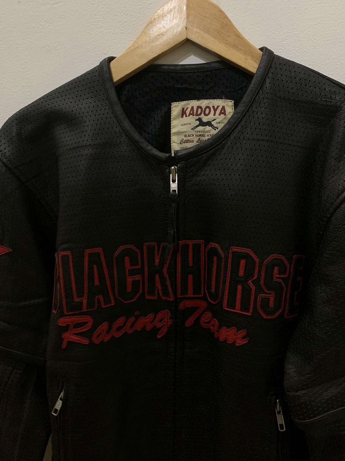 Kadoya × Vintage Kadoya Leather Jacket Black Horse Size US L / EU 52-54 / 3 - 2 Thumbnail