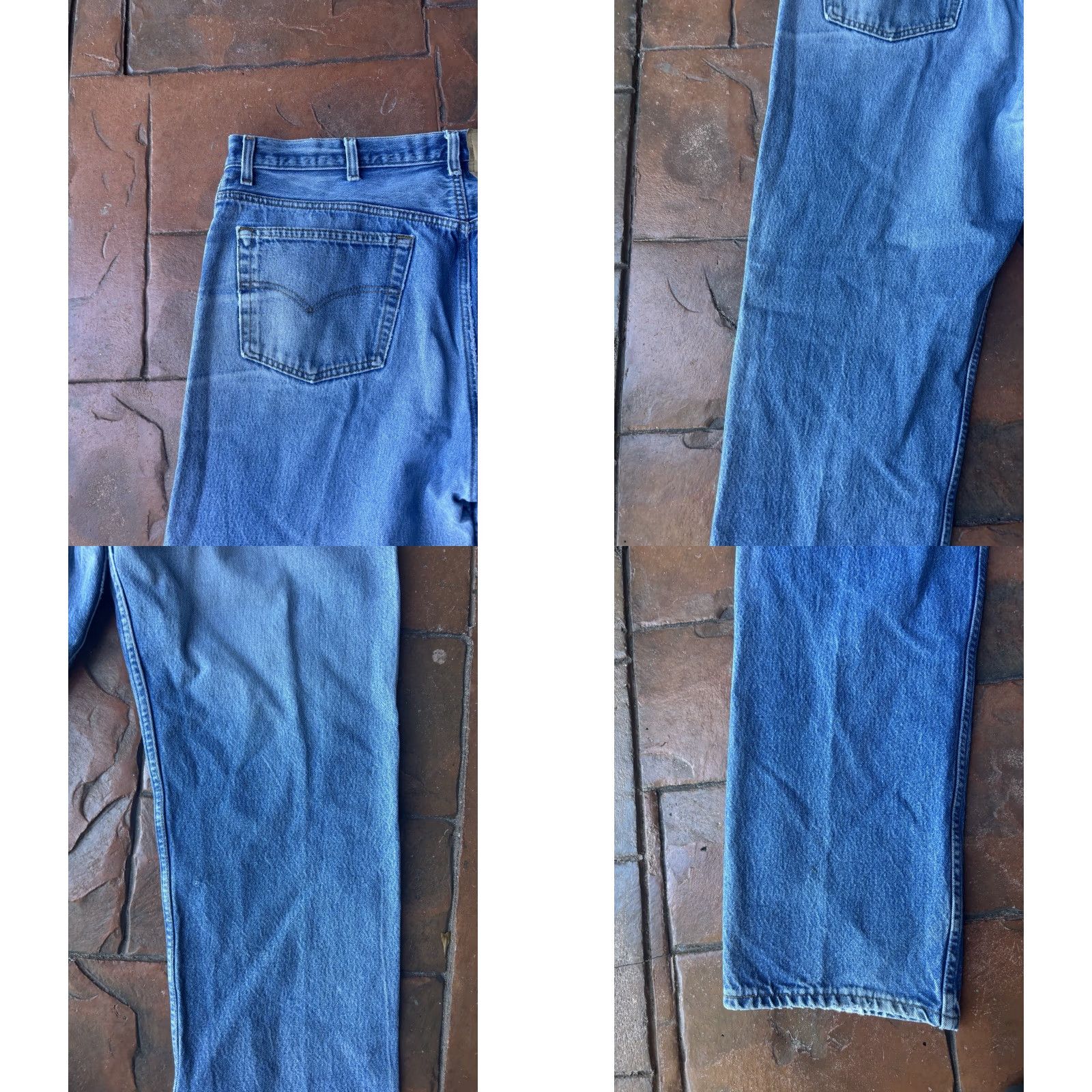 Levi's VINTAGE Levi's 501 Jeans Mens 38x30.5 Button Fly Denim Blue USA 90s Straight Regular Pockets Size US 38 / EU 54 - 9 Thumbnail