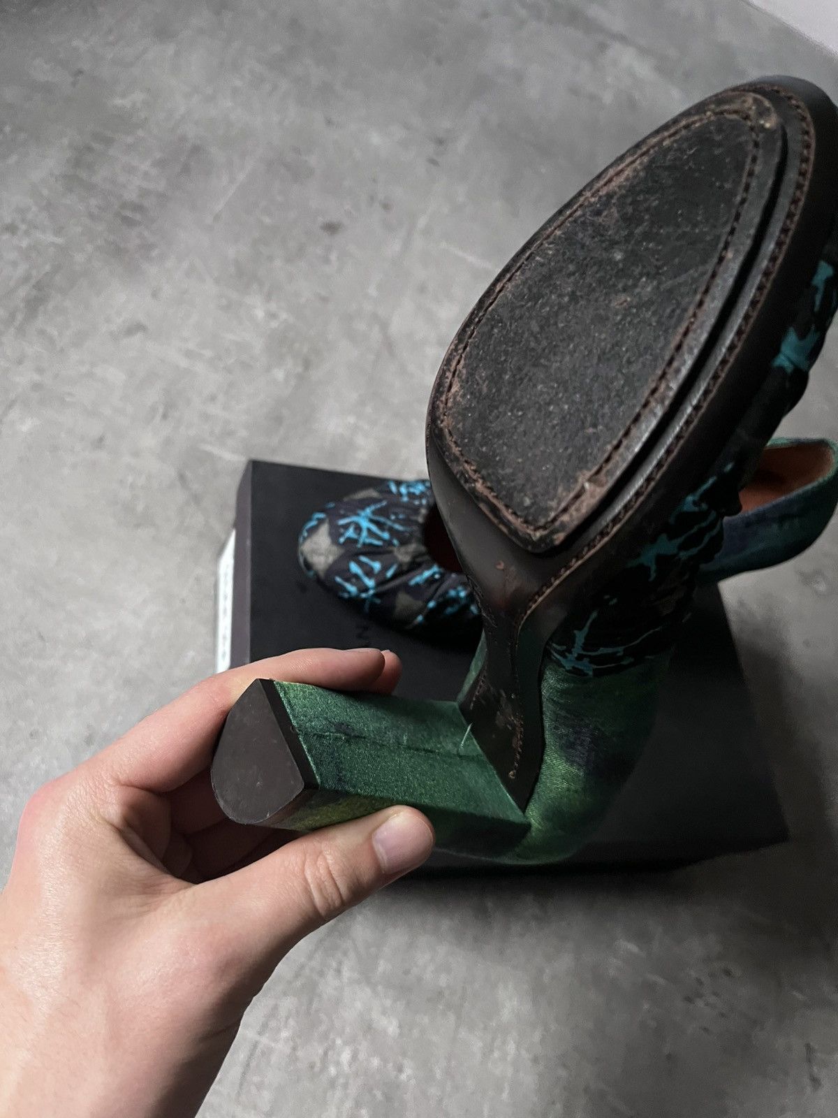 Dries Van Noten Dries Van Noten Gathered material heel multicolor Size US 9 / IT 39 - 7 Thumbnail