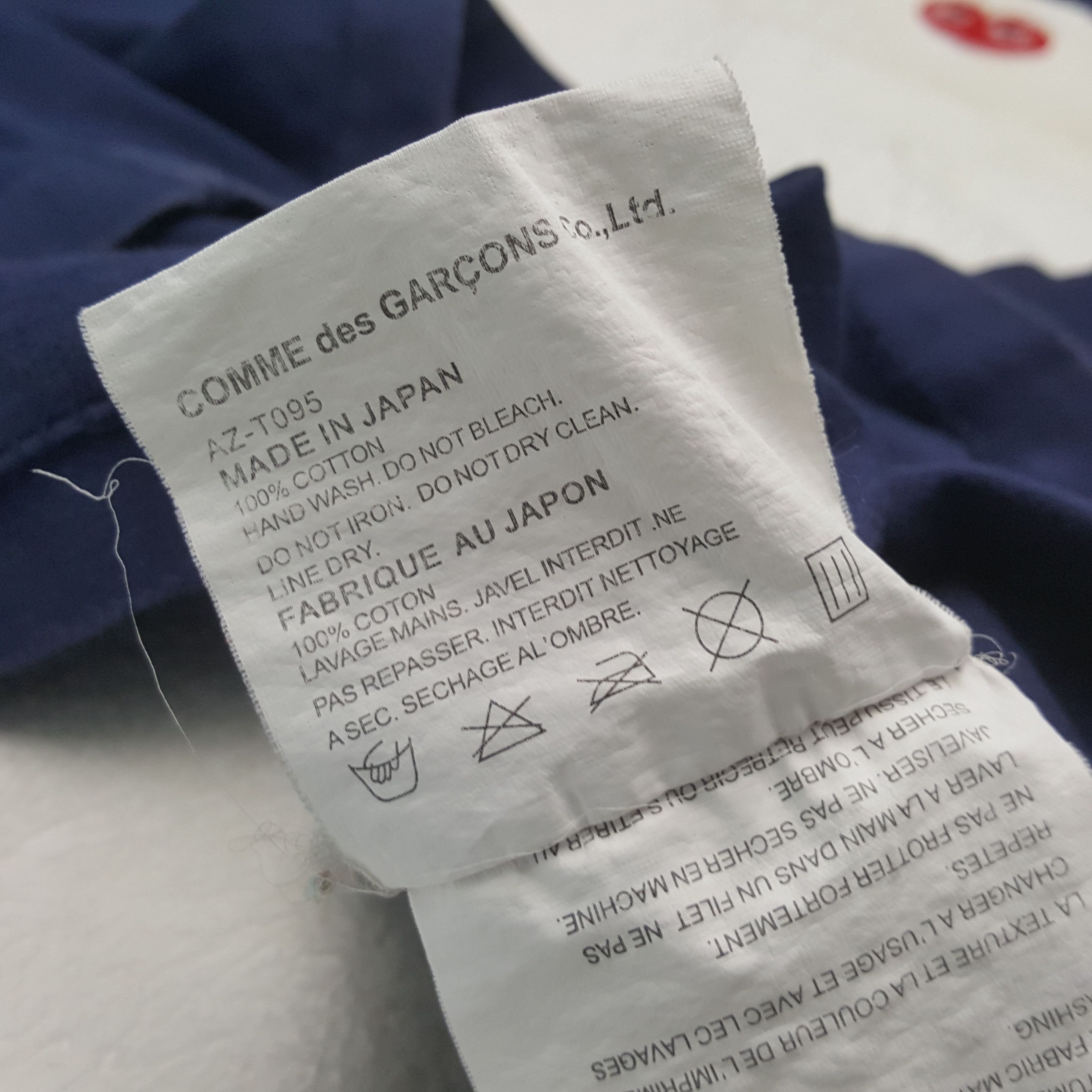 Comme des Garcons PLAY Vintage Comme Des Garçons Japanese Brand T-shirt RR6 Size US S / EU 44-46 / 1 - 6 Thumbnail