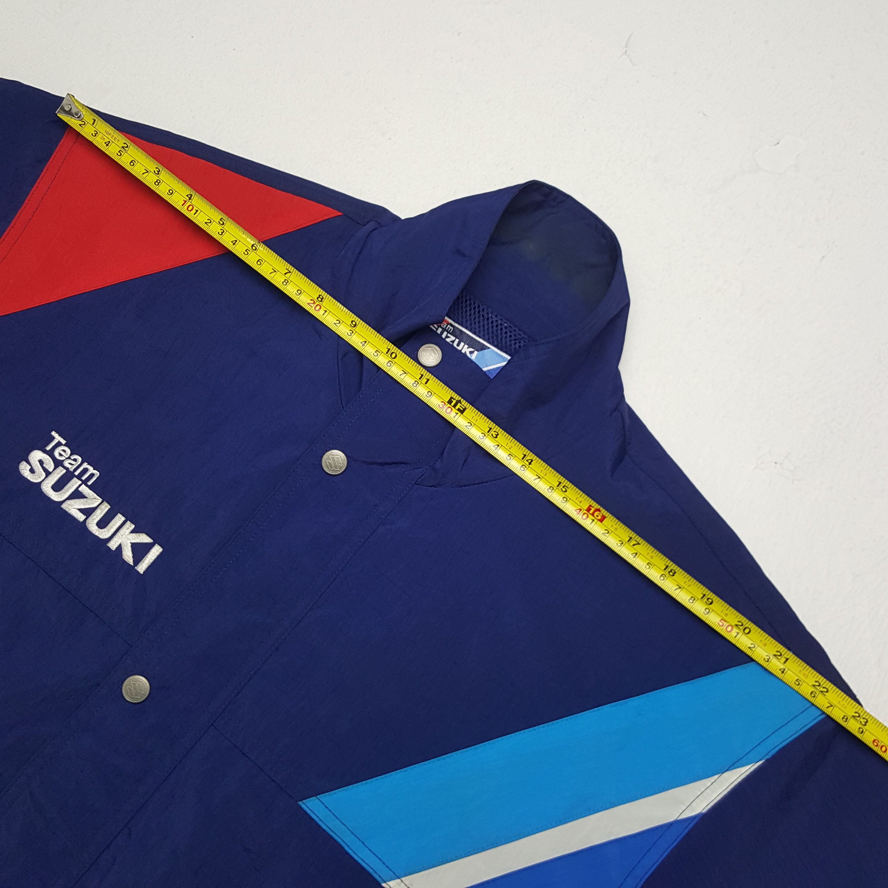 Vintage Vintage Team Suzuki Sport Racing Windbreaker Jacket Size US L / EU 52-54 / 3 - 6 Thumbnail
