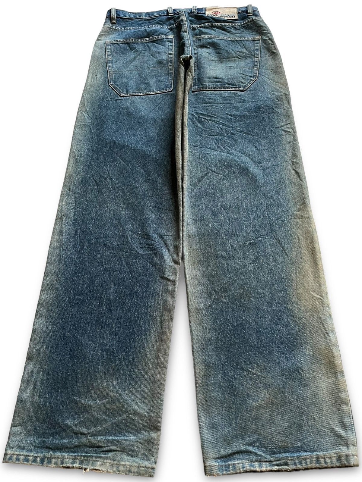 Japanese Brand Vintage Japanese Brand Faded Wash Classic Style Baggy Jeans Size US 34 / EU 50 - 2 Thumbnail