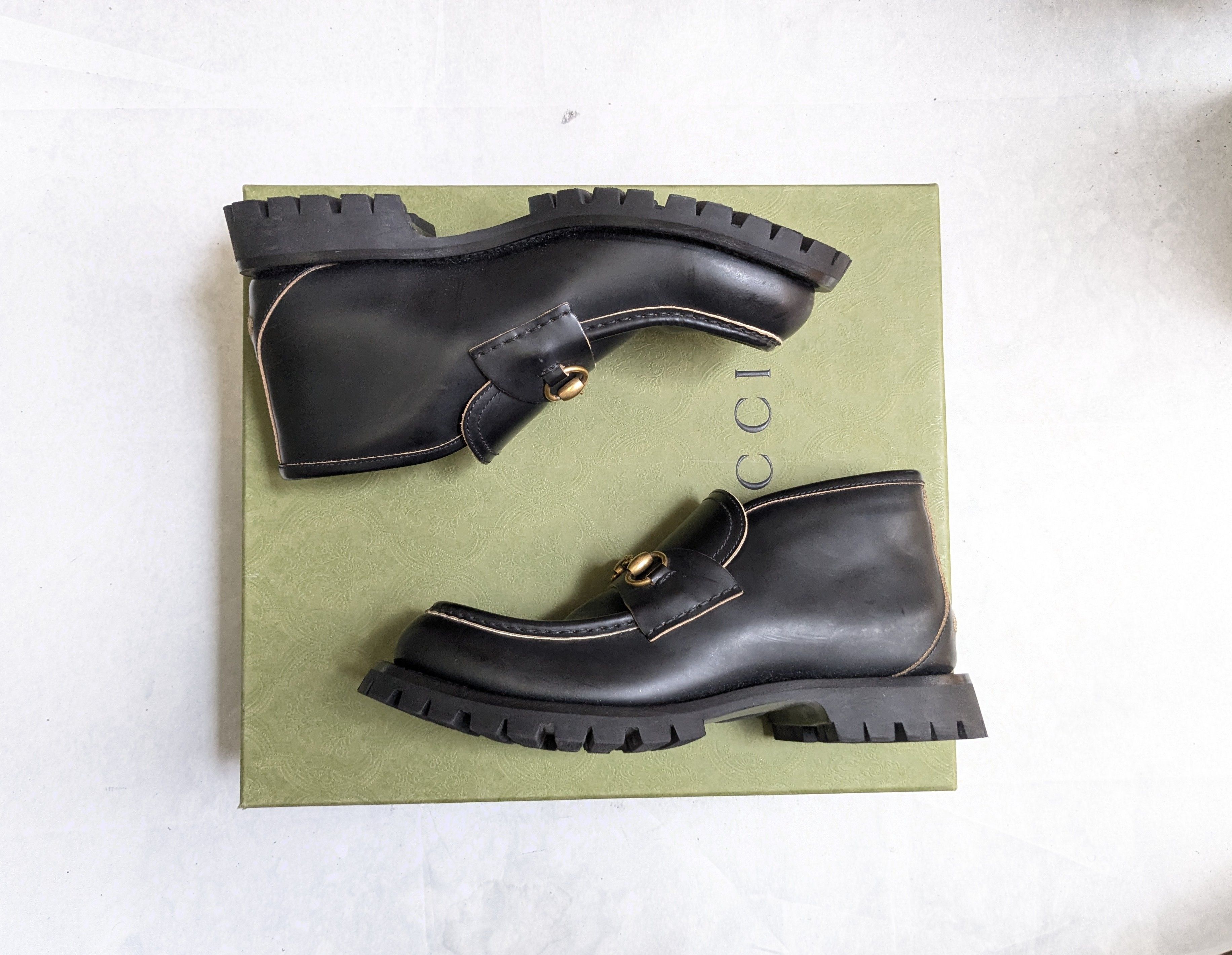 Gucci Gucci Horsebit Loafers Black 9.5 Leather Chukka Boots Size US 9.5 / EU 42-43 - 4 Thumbnail