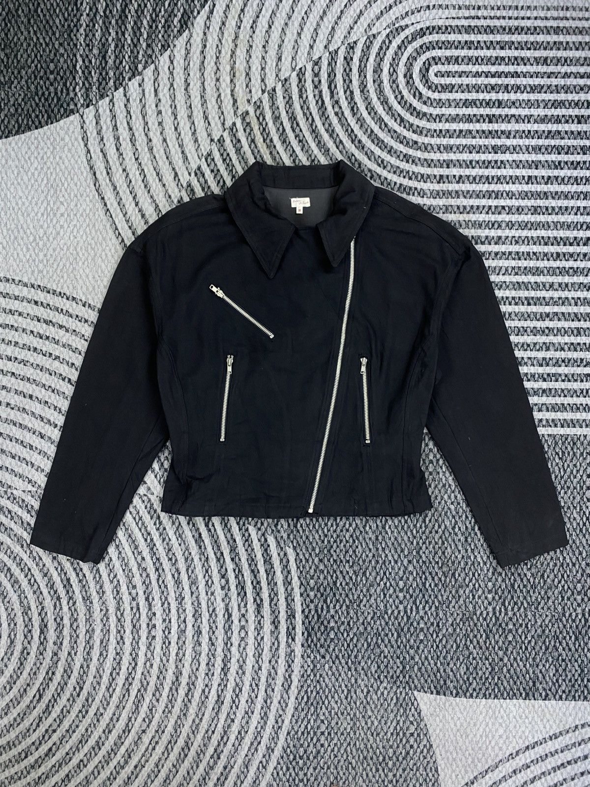 ADAM ET ROPE Vintage Adam Et Rope Double Collar Bikers Jacket Size S / US 4 / IT 40 - 5 Thumbnail