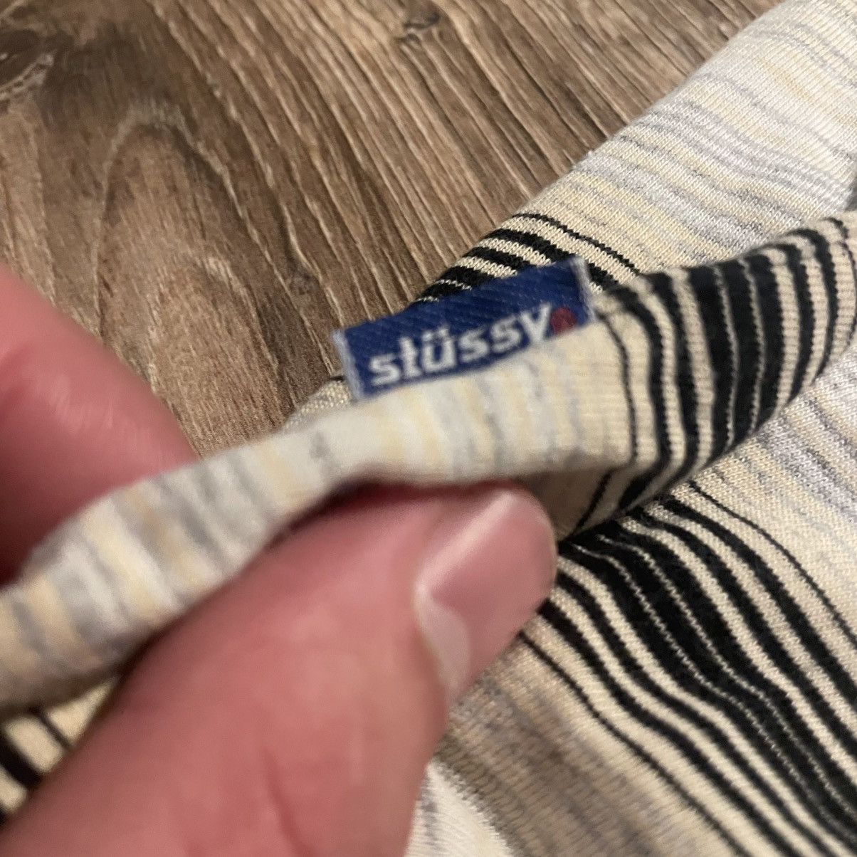 Stussy Stüssy Design Striped T-Shirt – Classic Streetwear Size US L / EU 52-54 / 3 - 6 Thumbnail