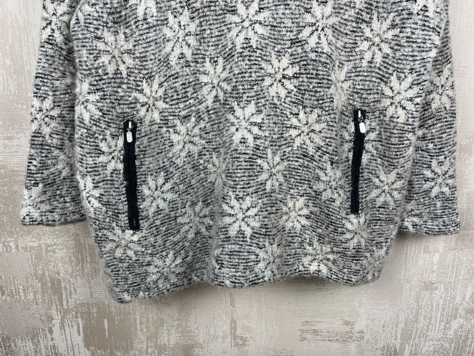 Vintage Hammerschmid Floral Wool Mohair Viscose Pullover Sweater Size L / US 10 / IT 46 - 4 Thumbnail
