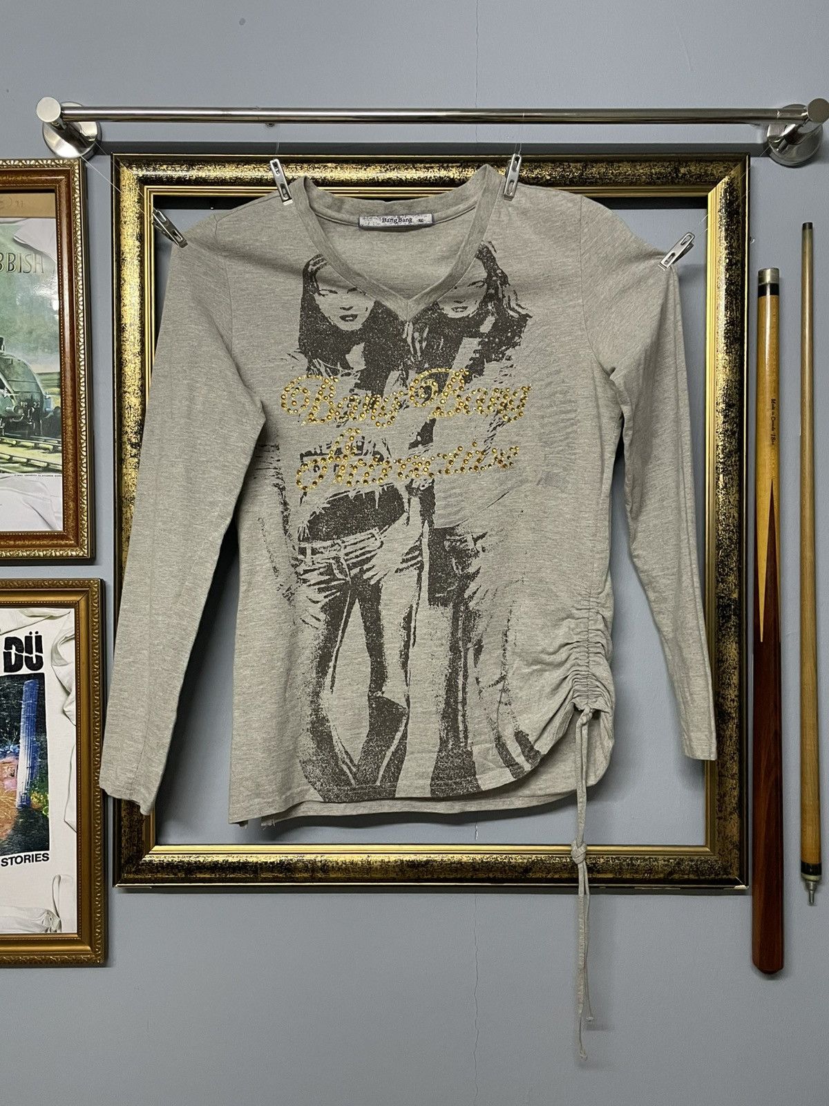 Hysteric Glamour Vintage 1990s Japan Designer Bang Bang Hysteric Girl Tshirt Size US S / EU 44-46 / 1 - 1 Thumbnail