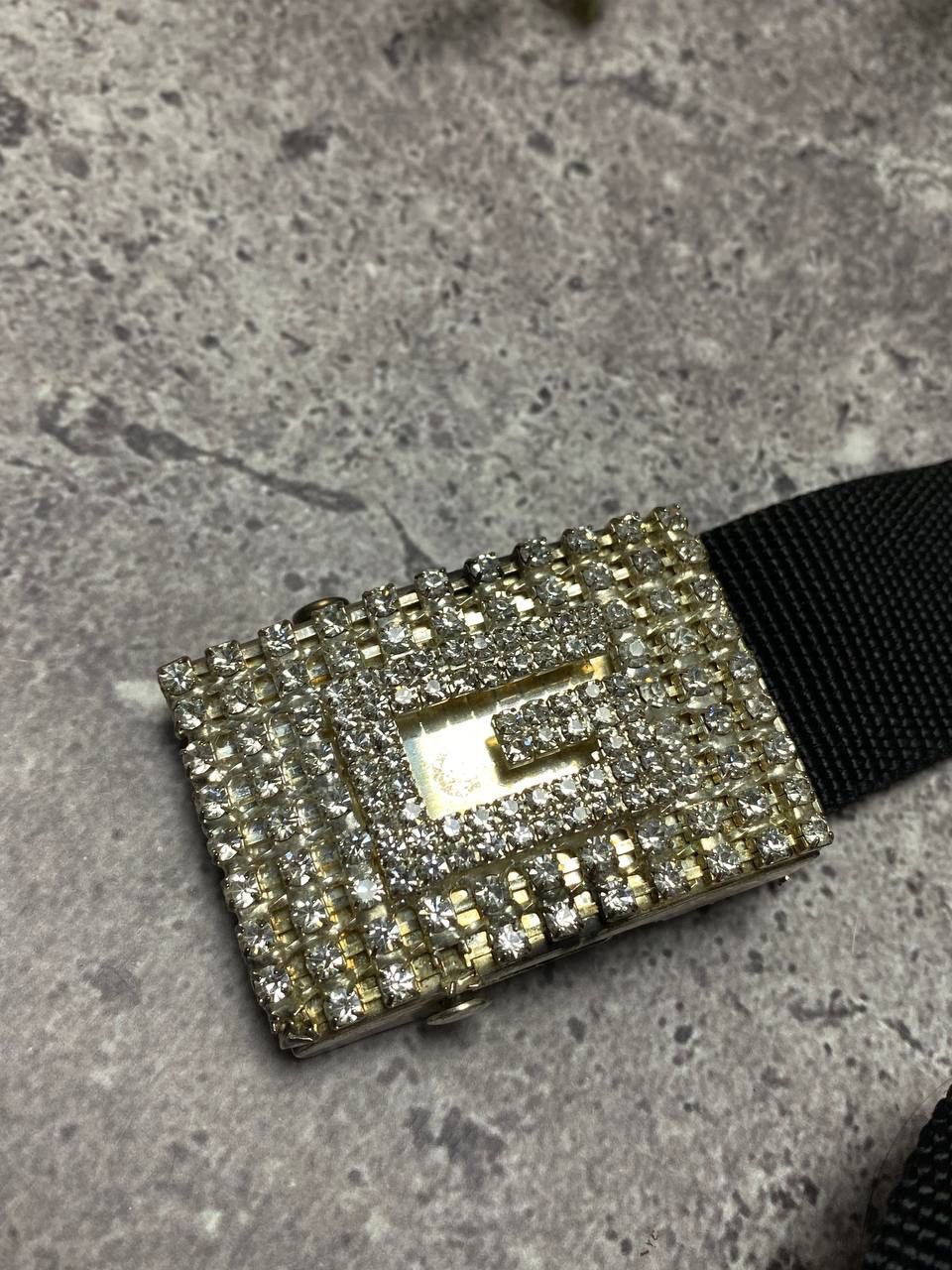 Japanese Brand × Vintage Crazy Y2k G Belt Crystal Logo Belt Japanese Viper Style 90’s Size ONE SIZE - 5 Thumbnail