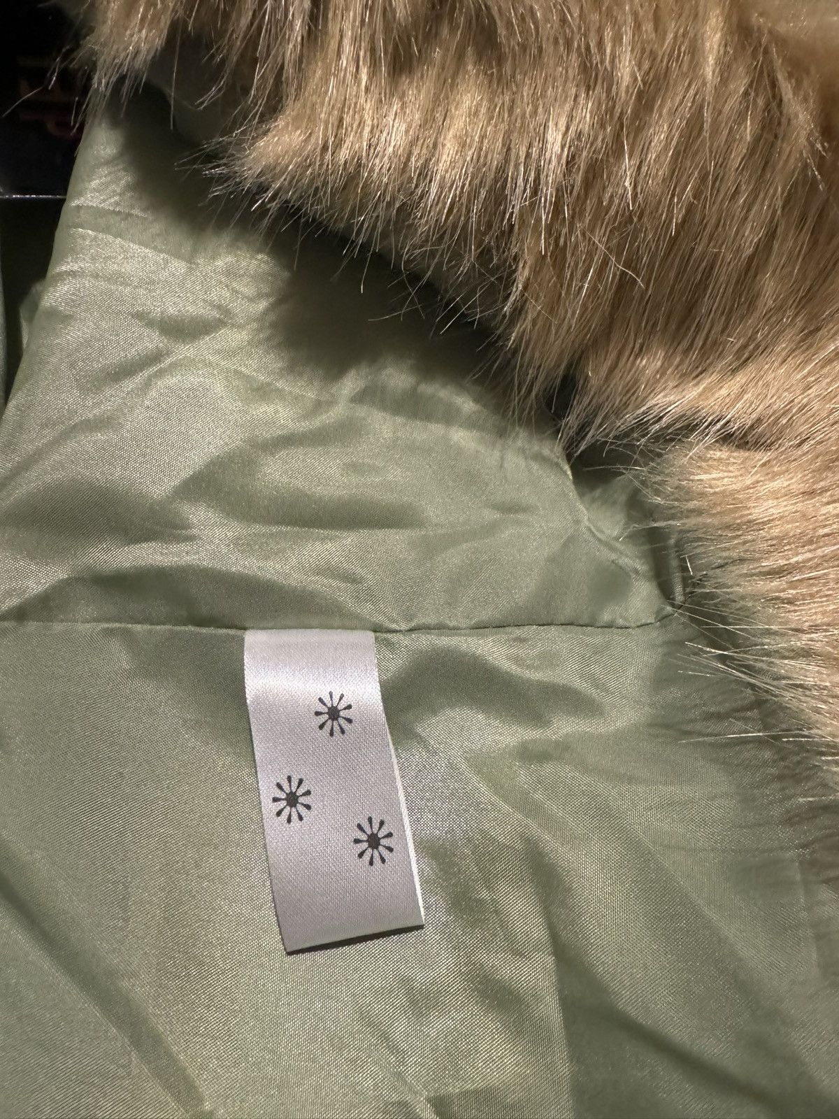 Vintage dELiA*s Daisy Dear Sherpa green cord mohair retro peacoat 90 Size XS / US 0-2 / IT 36-38 - 12 Thumbnail