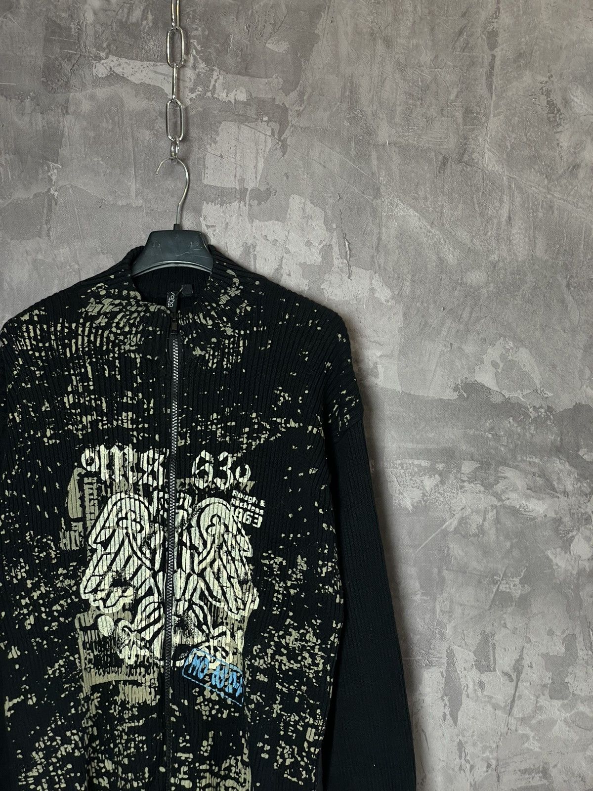 Japanese Brand × Vintage AvantGarde Vintage Sweatshirt Y2K Printed Knit Japan Sweater Size US XL / EU 56 / 4 - 3 Thumbnail