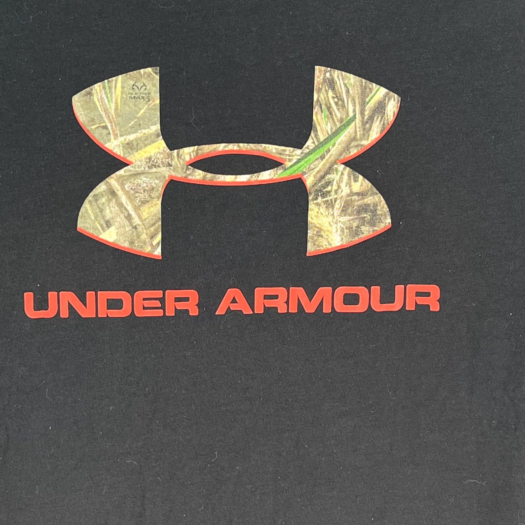 Under Armour Under Armour HeatGear Mens T-Shirt Short Sleeve Crew Neck Graphic Black XL - Cotton Blend, Logo, All Season, Regular Fit, Mens Size US XL / EU 56 / 4 - 2 Thumbnail