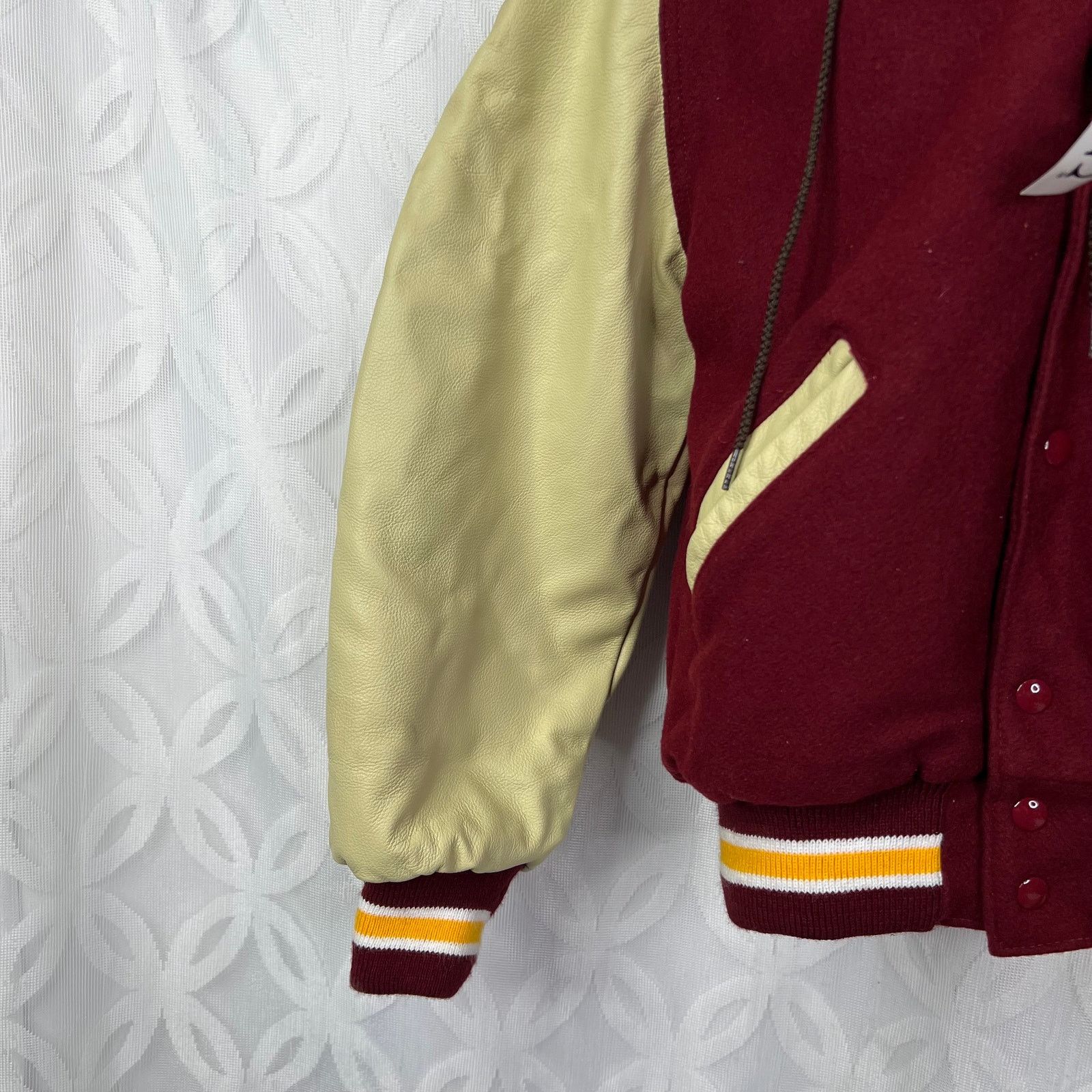 Delong Vintage DeLong Sz. M Varsity Letterman Hooded Jacket NWT Size US M / EU 48-50 / 2 - 5 Thumbnail