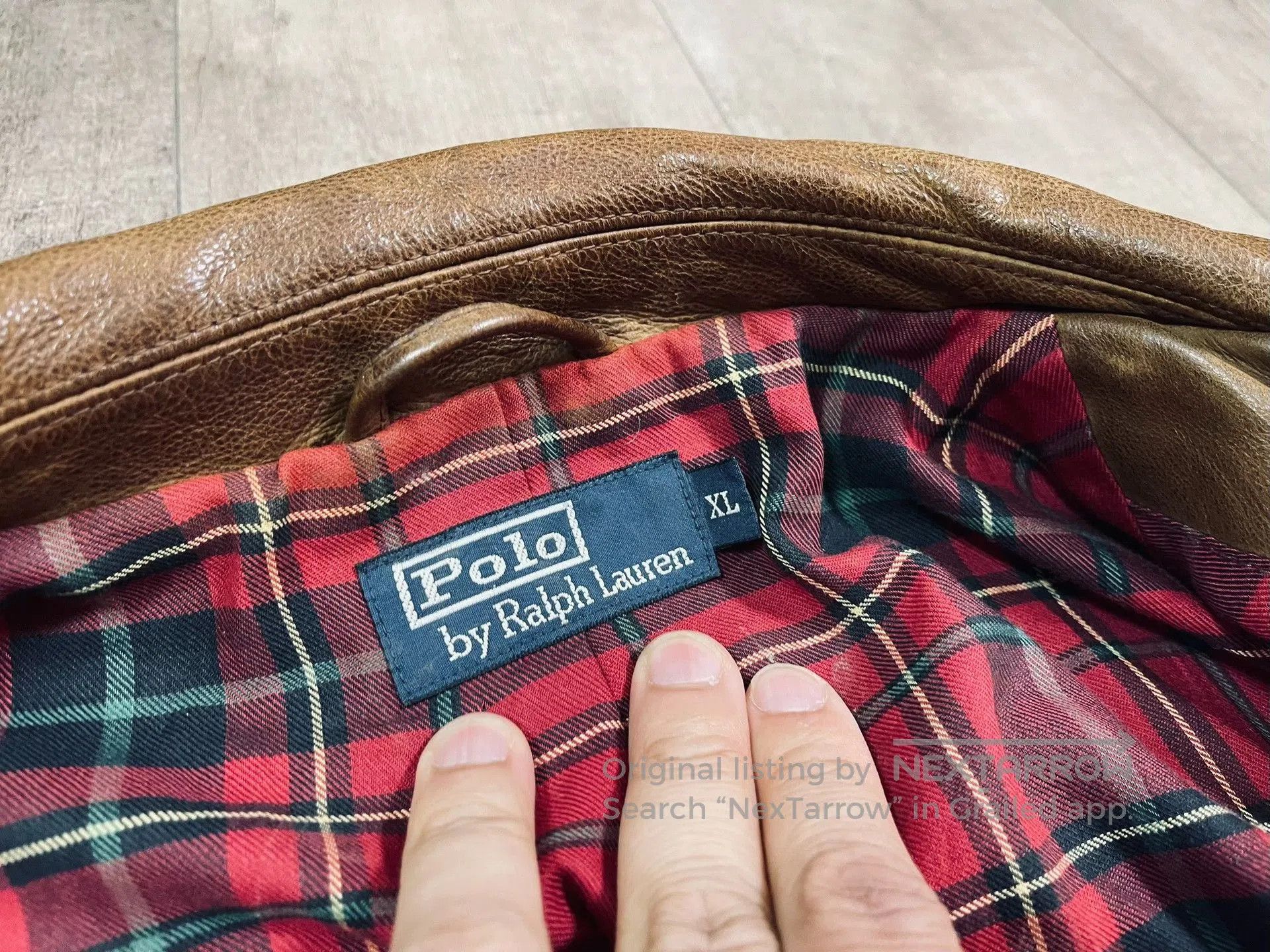 Ralph Lauren Blue Label Ralph Lauren Vintage Leather Jacket. Size US XL / EU 56 / 4 - 4 Thumbnail