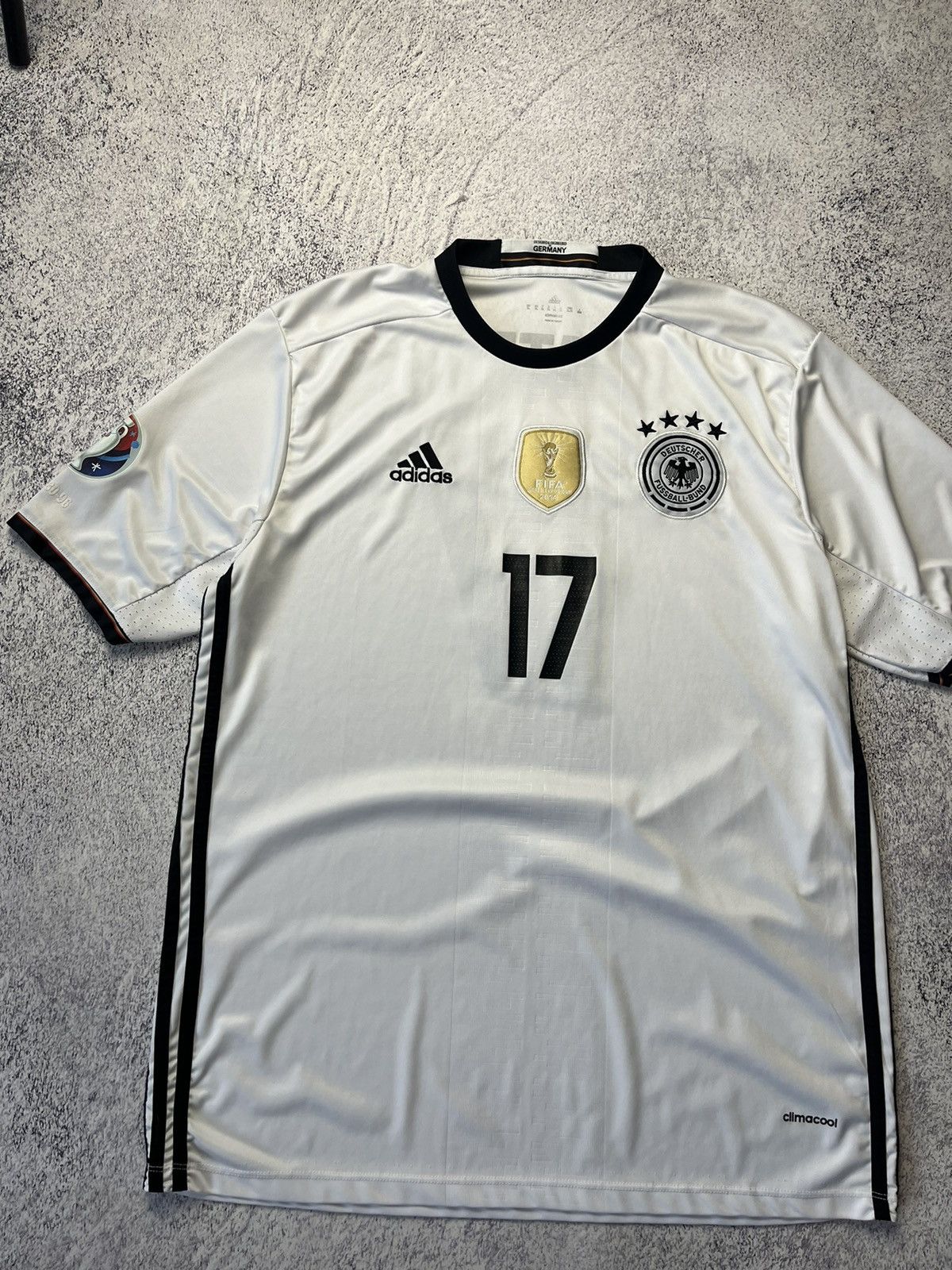 Adidas GERMANY 2016 2017 HOME BOATENG SOCCER JERSEY ADIDAS Size US XL / EU 56 / 4 - 5 Thumbnail
