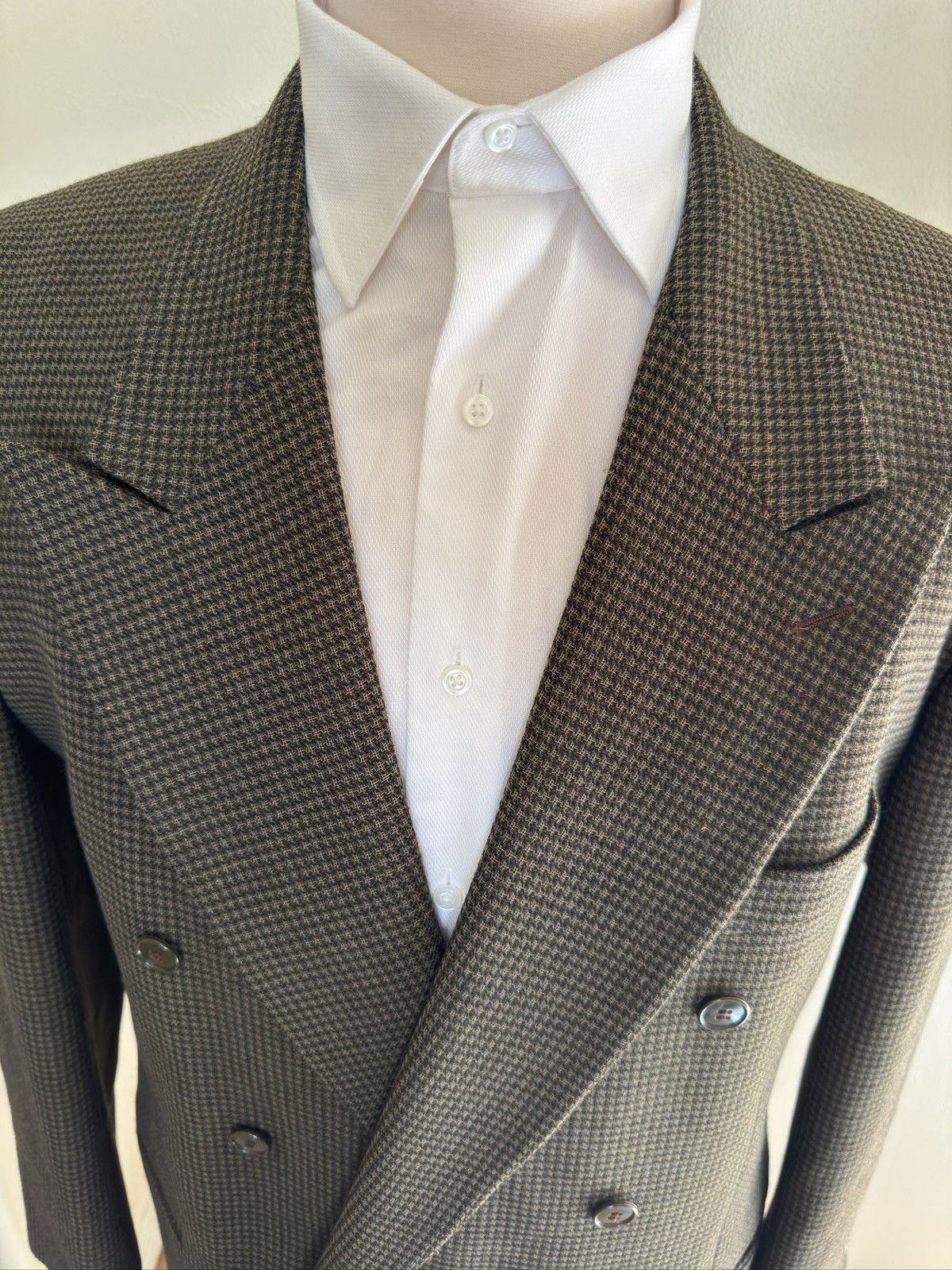 Giorgio Armani MANI BY GIORGIO ARMANI DB 6/1 Peak Lapel Wool Jacket 44R Size 44R - 3 Thumbnail