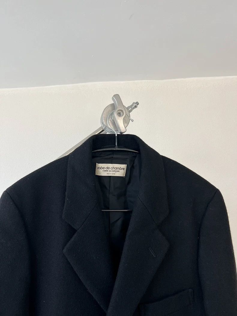 Comme des Garcons Comme des Garçons Black Wool Overcoat 2505-Nextarrow Size US L / EU 52-54 / 3 - 4 Thumbnail