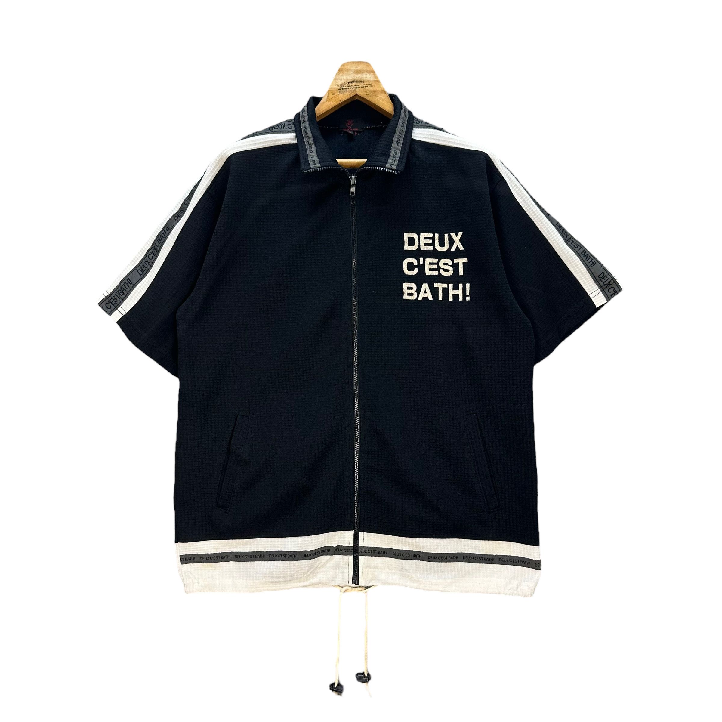 Japanese Brand DEUX ACTION Circle Big Logo SS Zipper Jacket #8493-011 Size US L / EU 52-54 / 3 - 3 Thumbnail