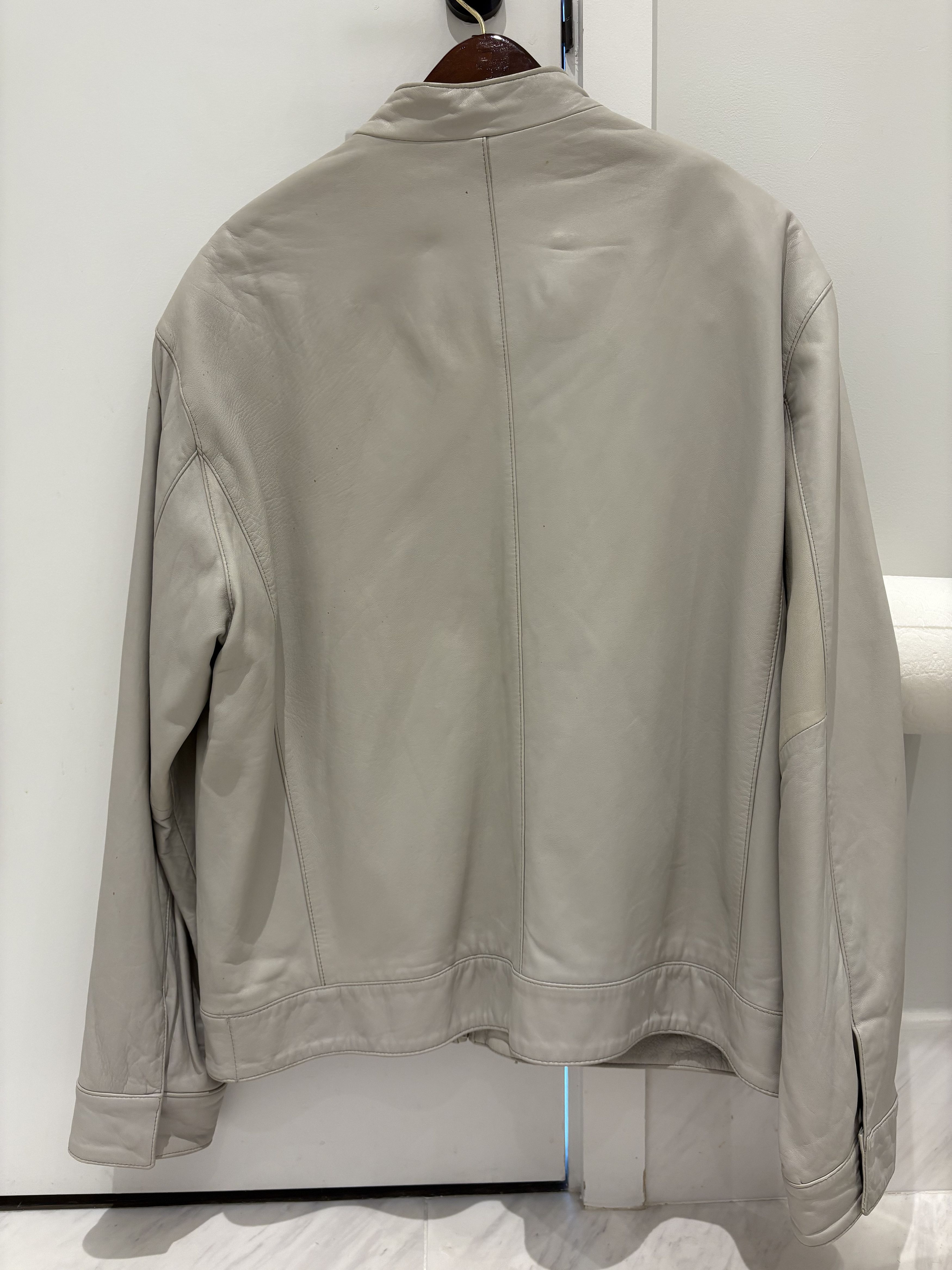 Andrew Marc Vintage Andrew Marc White Leather Bomber Size US S / EU 44-46 / 1 - 3 Thumbnail