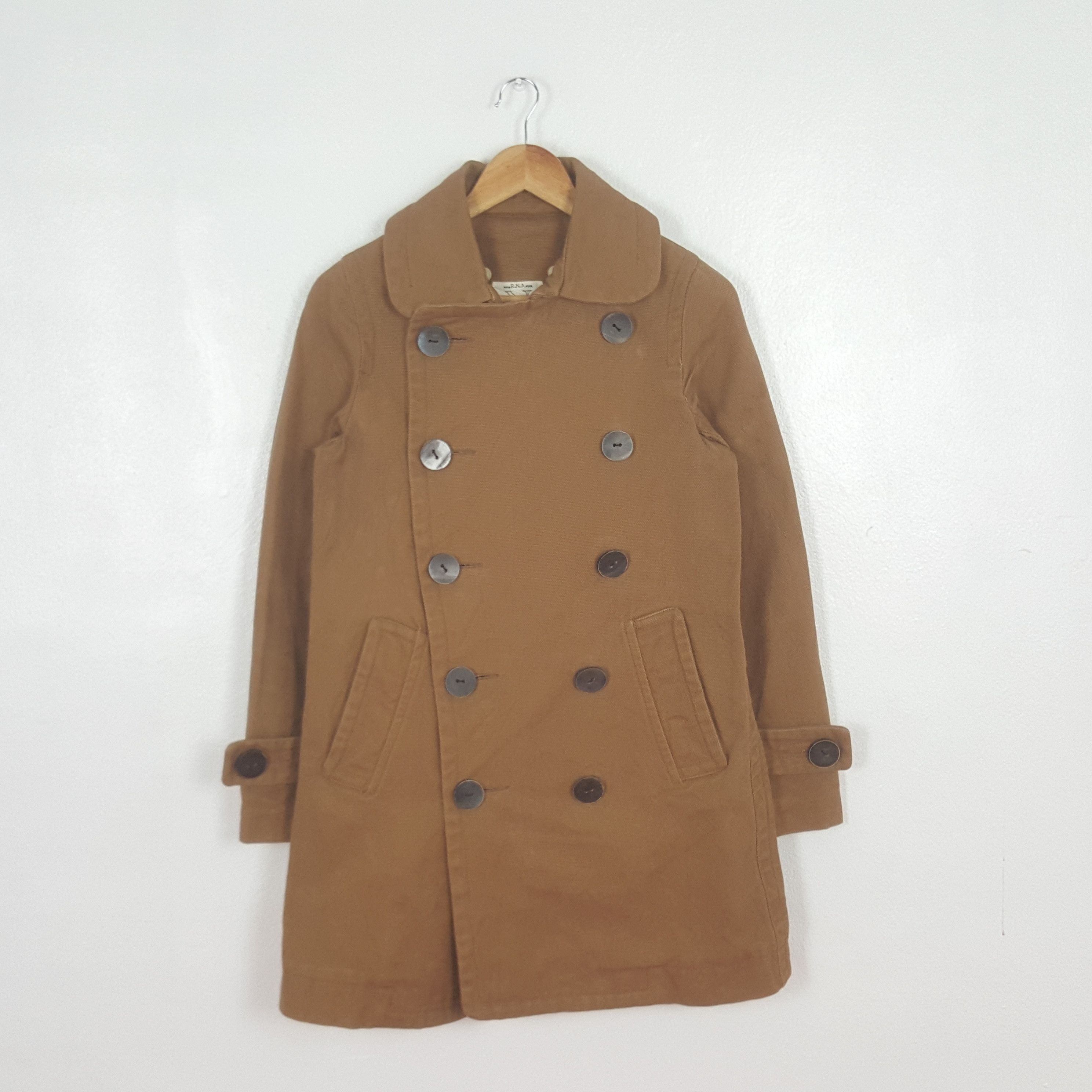Japanese Brand Vintage RNA Inc Japanese Brand Trench Jacket C317N4 Size US XS / EU 42 / 0 - 1 Thumbnail