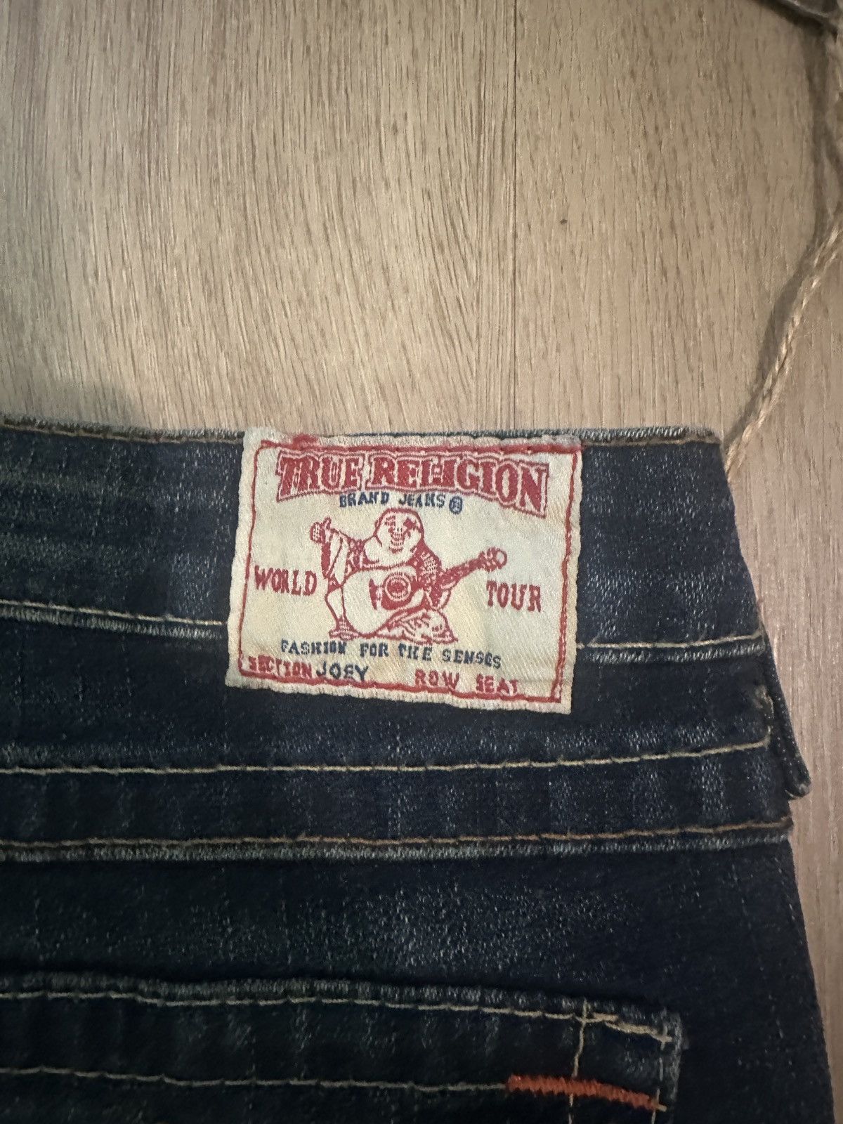 True Religion 2009 NEVER Worn True Religion Flared Blue jeans With tags Size 31" - 4 Thumbnail