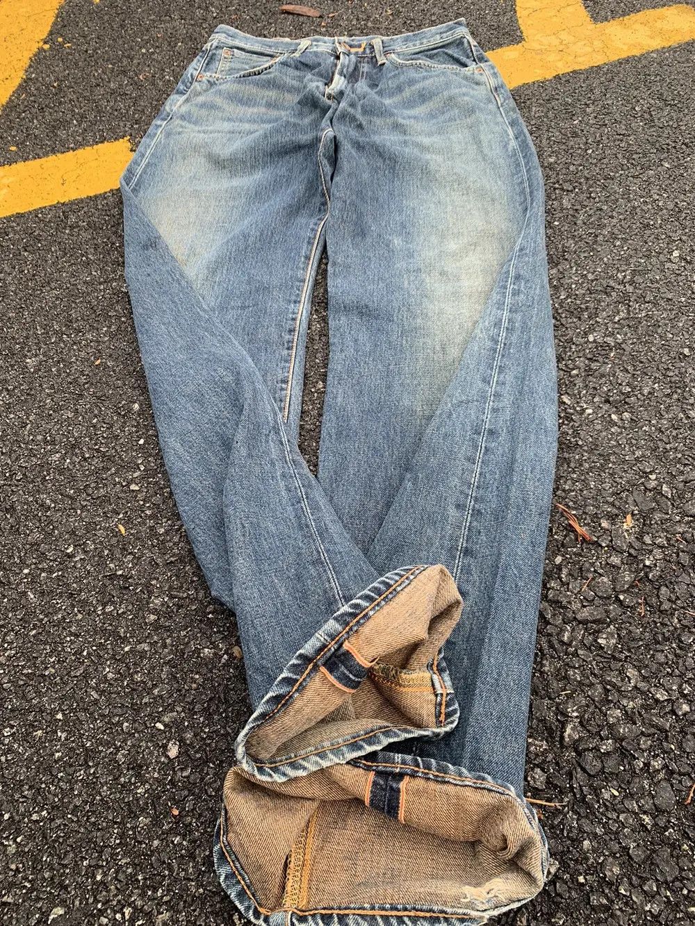 Edwin EDWIN 505 SELVEDGE & RUSTY DENIM. Size US 30 / EU 46 - 1 Thumbnail