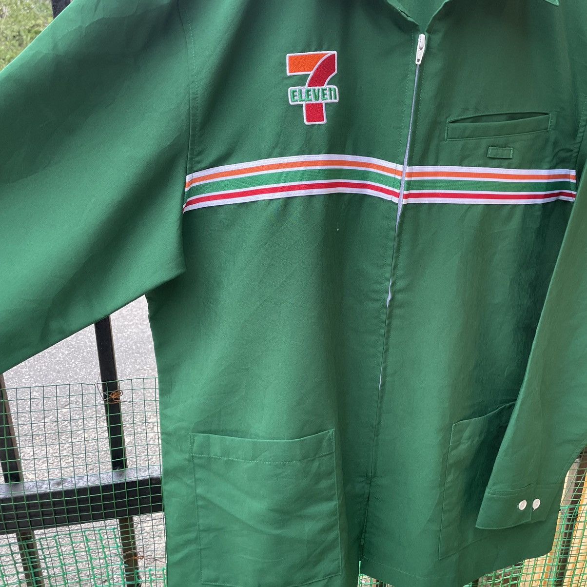 Japanese Brand 🔥🇯🇵Vintage Seven Eleven Full Zipper Workers Light Jacket Size US M / EU 48-50 / 2 - 6 Thumbnail
