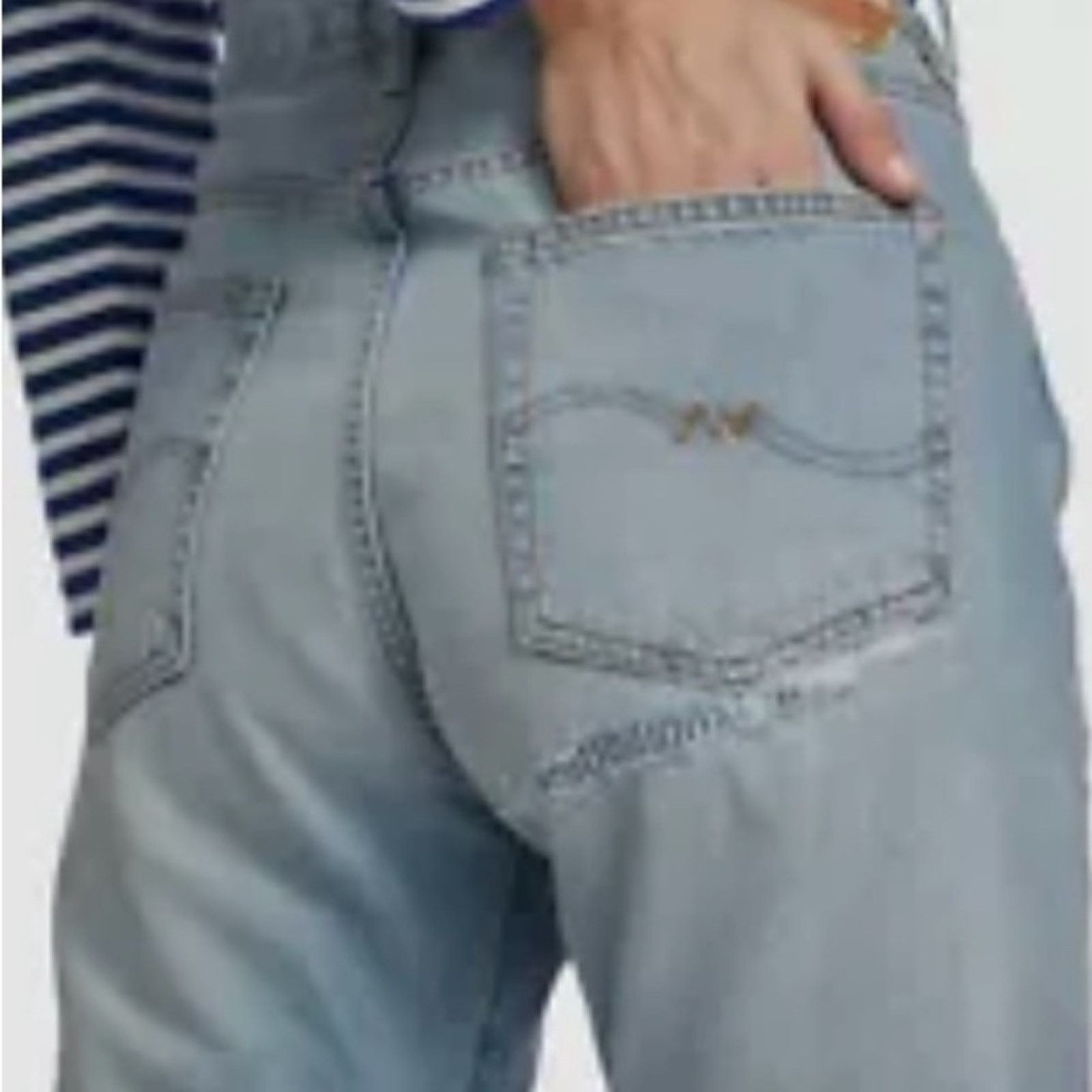 Other Deniminst Montauk NY Distressed Boyfriend Jean size 26 NWOT Size 26" / US 2 / IT 38 - 4 Thumbnail