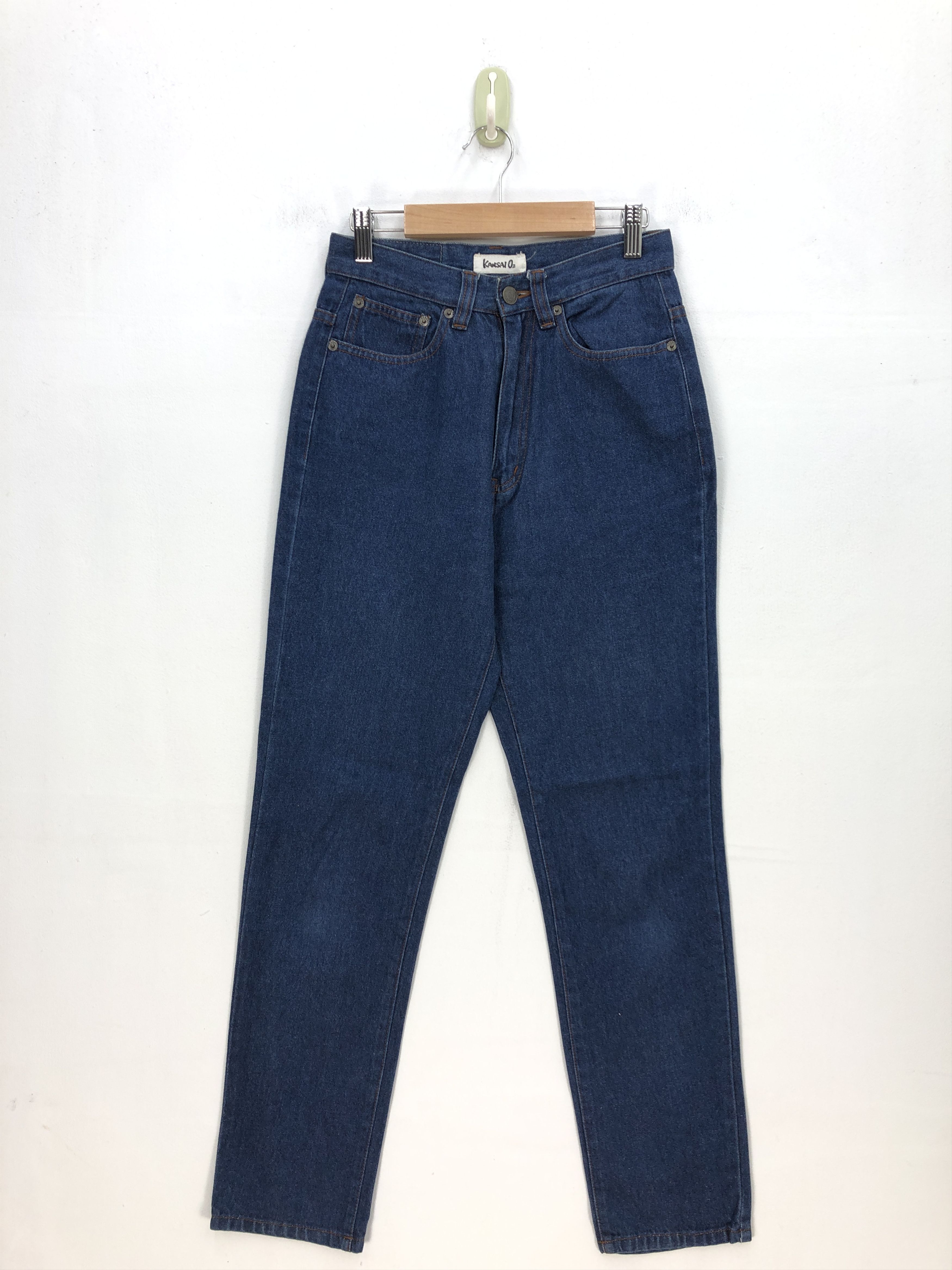 Kansai Yamamoto Vintage Kansai O2 Jeans Japanese Designer Denim Pants Size 24" / US 00 / IT 34 - 2 Thumbnail