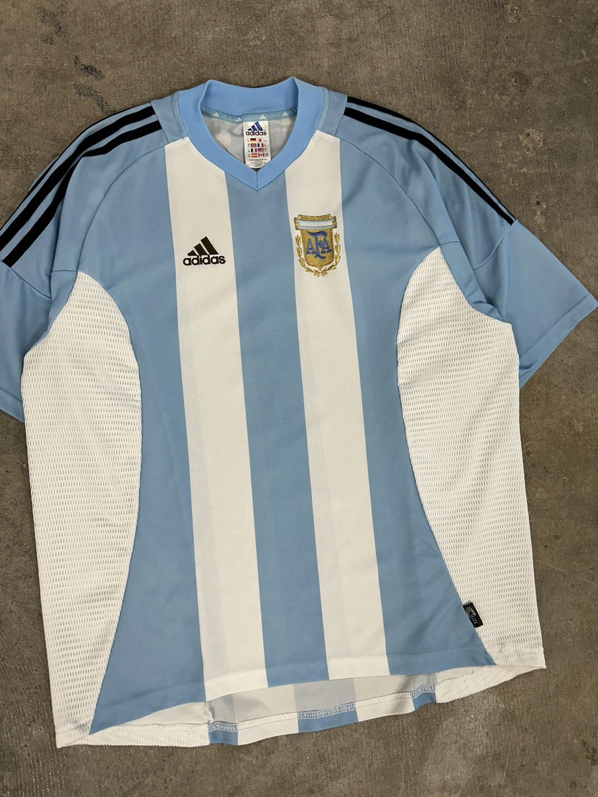 Adidas × Vintage Adidas 02-03 Argentina Soccer Jersey Kit World Cup RARE Size US XL / EU 56 / 4 - 3 Thumbnail