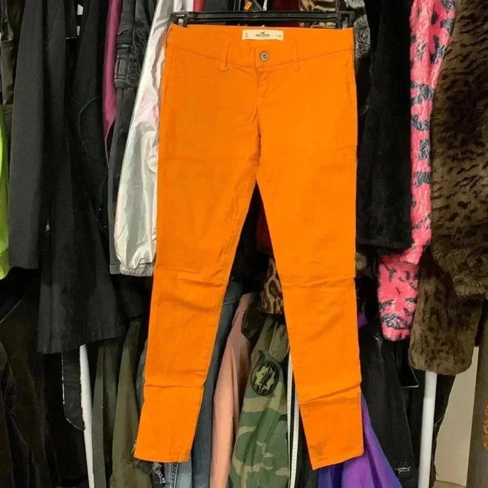 Designer Orange, hollister pants 24 Size 30" / US 8 / IT 44 - 2 Thumbnail