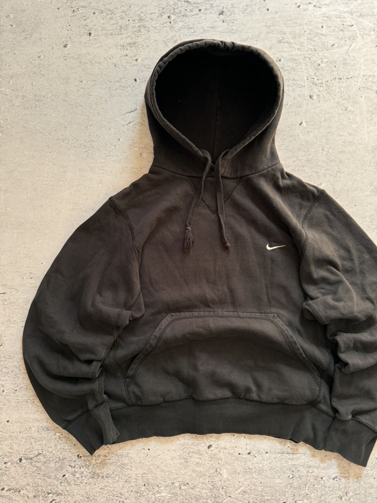 Nike × Vintage NIKE VINTAGE CENTER LOGO OVERSIZE BOXY HOODIE Size US S / EU 44-46 / 1 - 2 Thumbnail