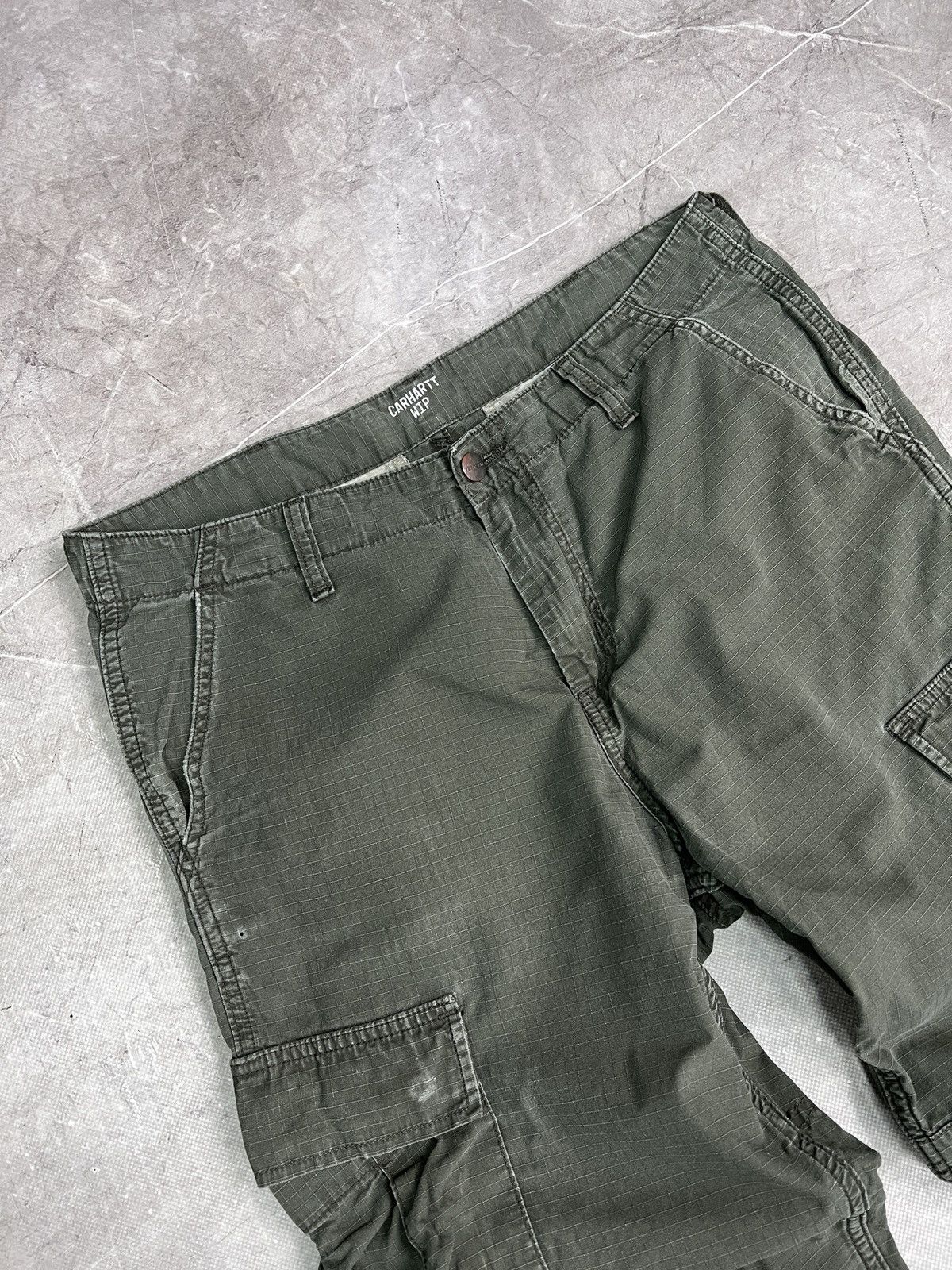 Carhartt Carhartt Green Pants Workwear Multipocket y2k Style Size US 32 / EU 48 - 4 Thumbnail
