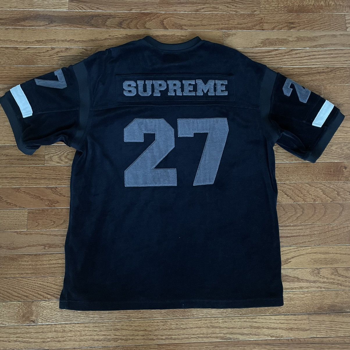シャツ Supreme Velour Football Jersey Supreme Velour Football Jersey (FW19) - $118