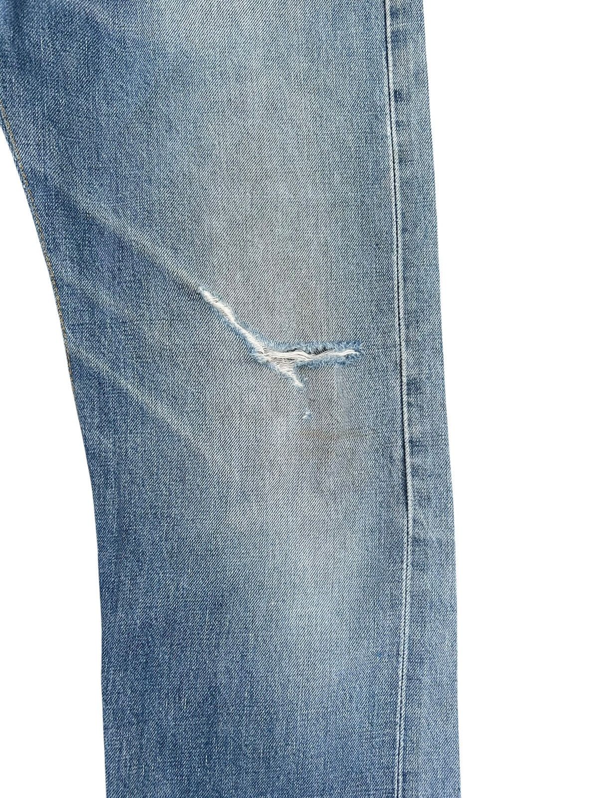 Kapital Vintage Levis Big E Selvedge Distressed Repair Denim Jeans Size US 31 - 6 Thumbnail