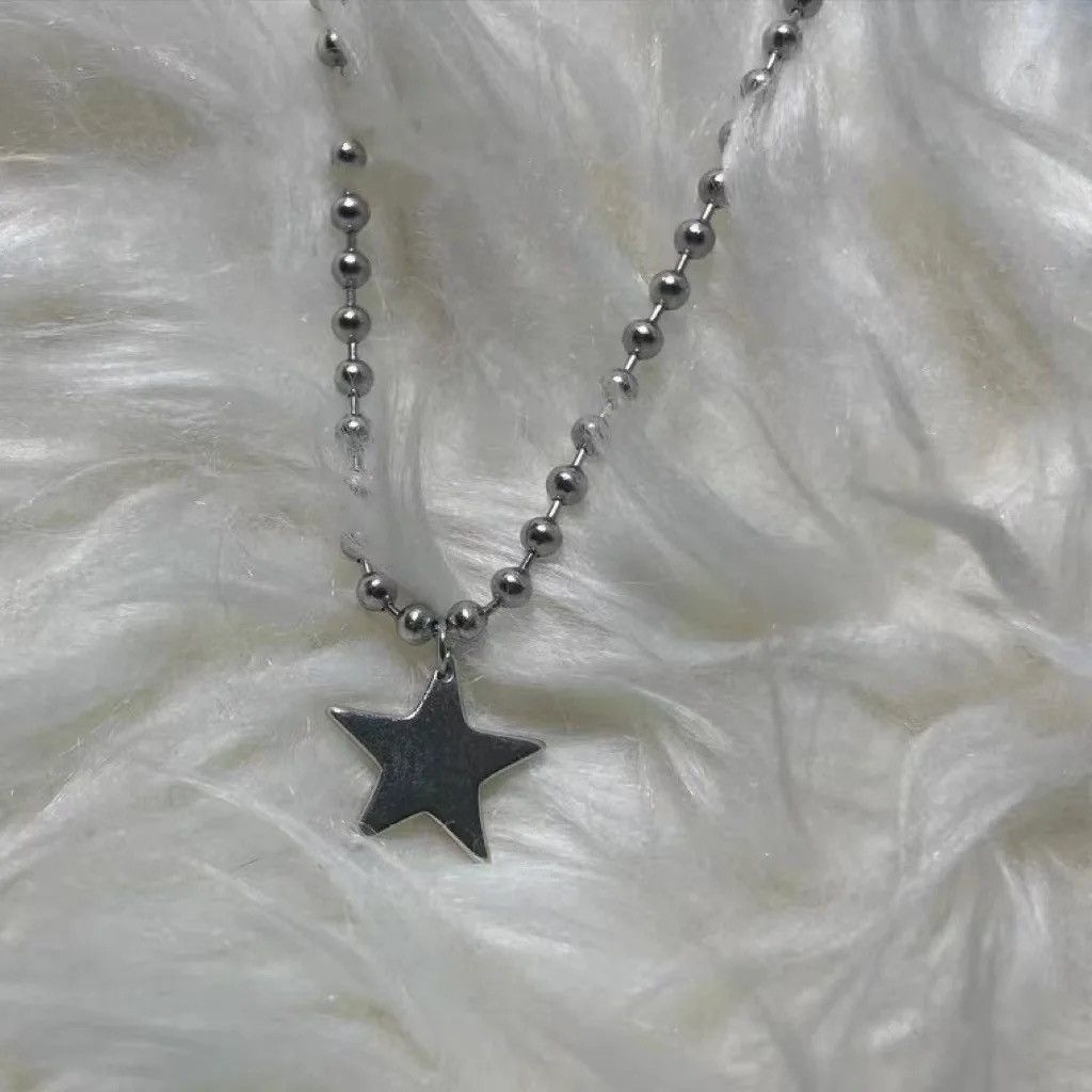 Jewelry × Vintage Minimalist Hip Hop Star Pendant Necklaces Size ONE SIZE - 3 Thumbnail