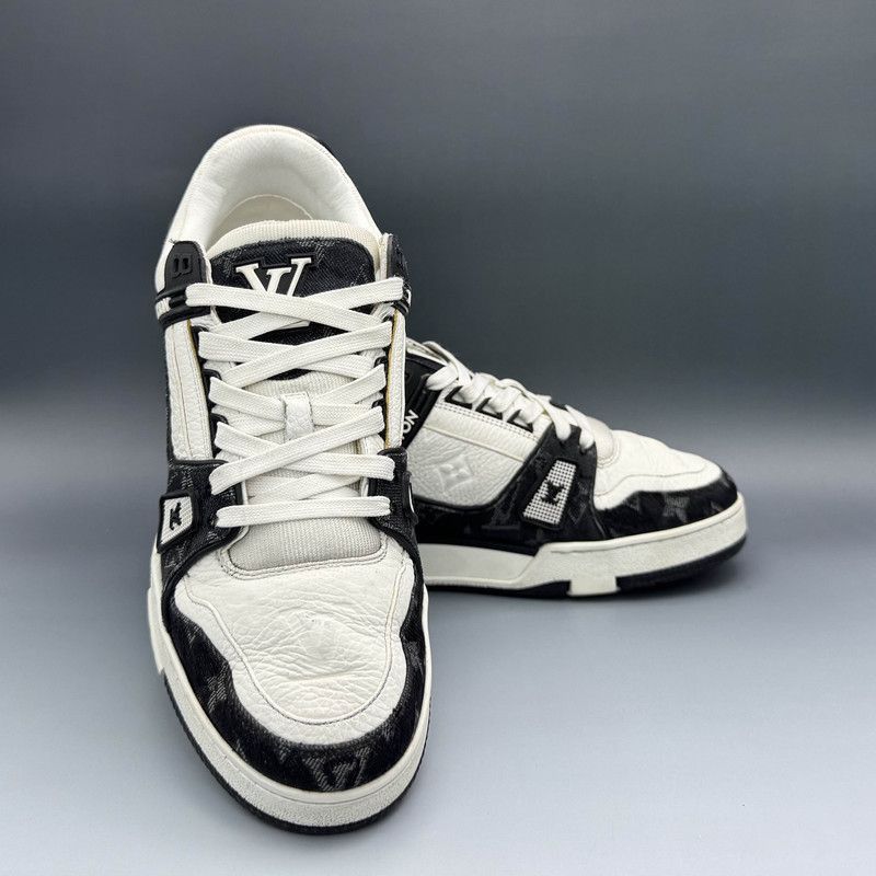 Louis Vuitton Louis Vuitton Panda Print Low Top Fashion Sneakers -2508 Size US 8 / EU 41 - 7 Thumbnail