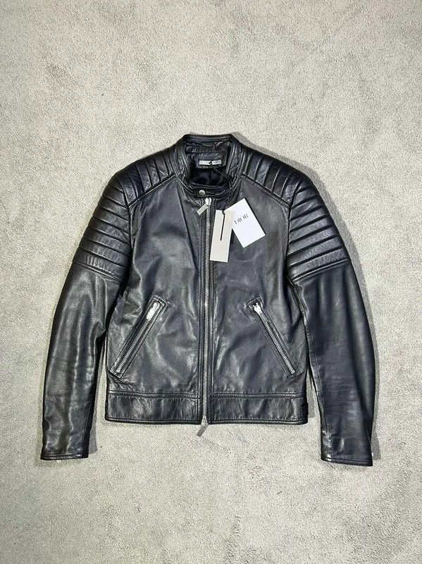 Dior Dior Black Leather Men's Jacket 0089 Size US XS / EU 42 / 0 - 1 Thumbnail