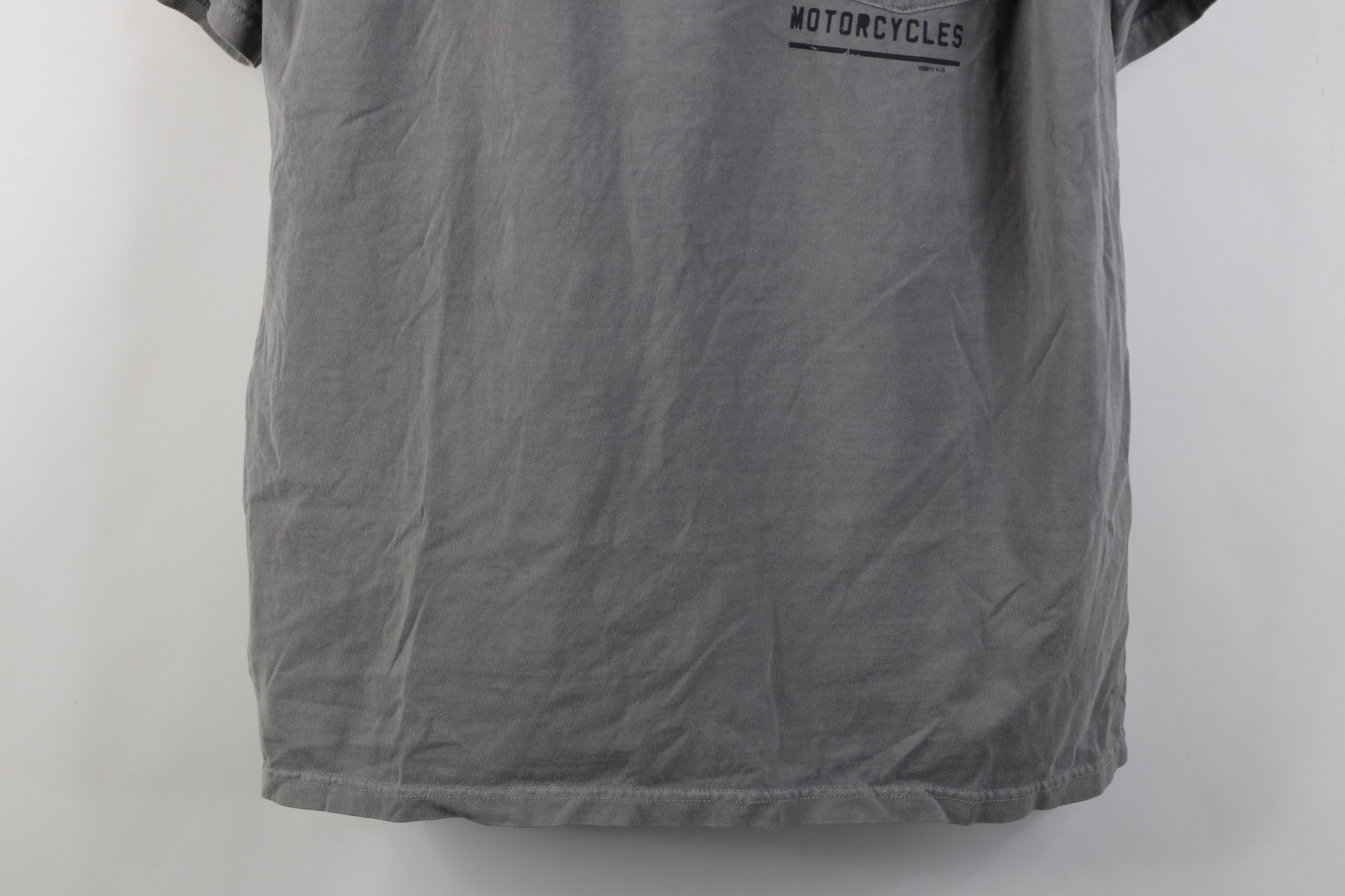 Harley Davidson Vintage Y2K Harley Davidson Army Military Pocket T-Shirt Size US XL / EU 56 / 4 - 3 Thumbnail