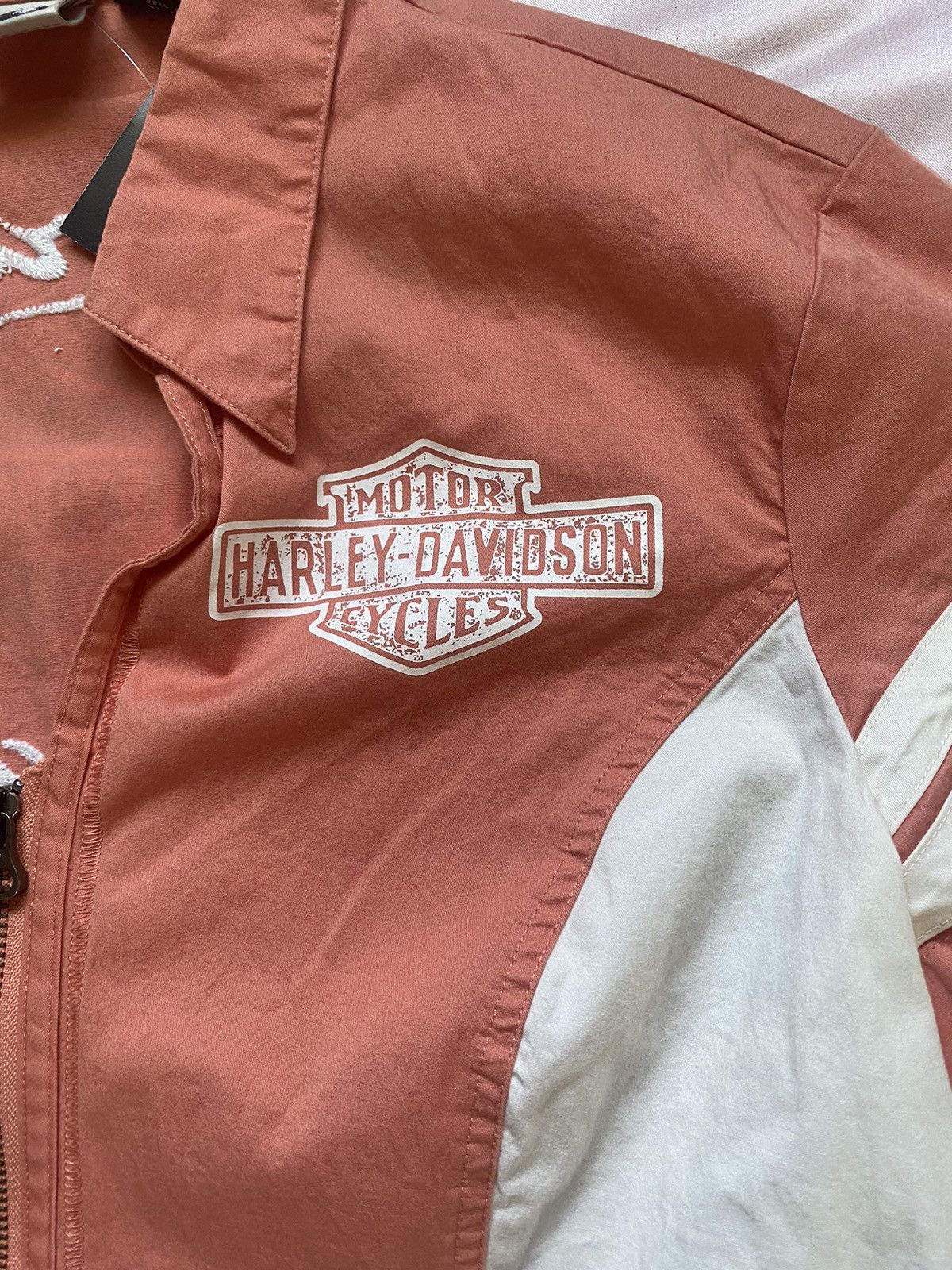 Harley Davidson Vintage Harley Davison woman’s biker shirt Size XL / US 12-14 / IT 48-50 - 2 Thumbnail
