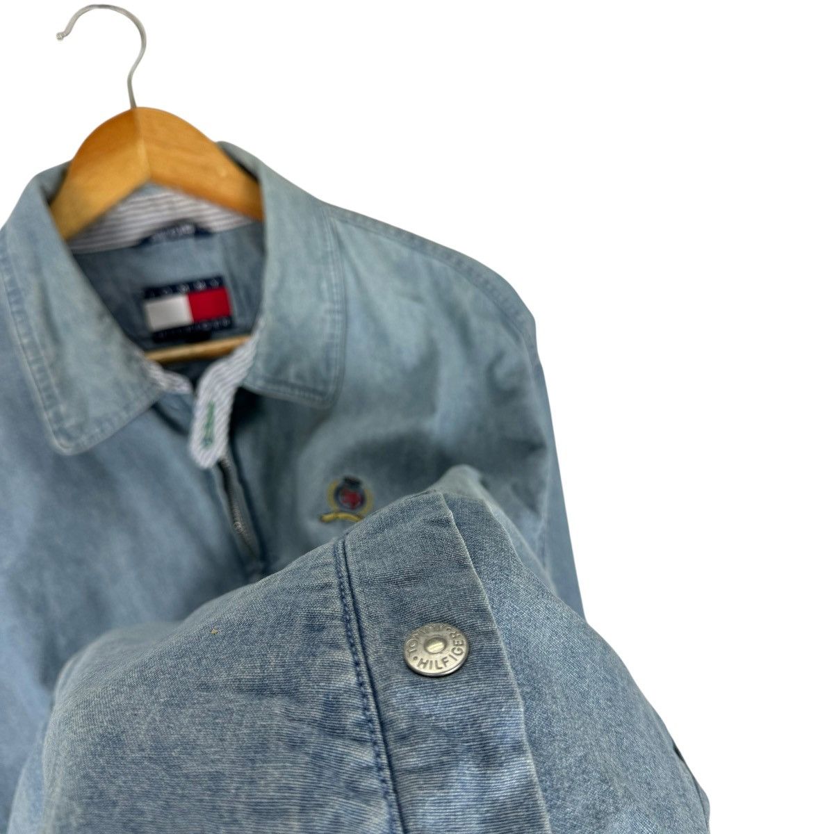 Tommy Hilfiger ☀️TOMMY HILFIGER HERRINGTON DENIM JACKET Size US L / EU 52-54 / 3 - 4 Thumbnail