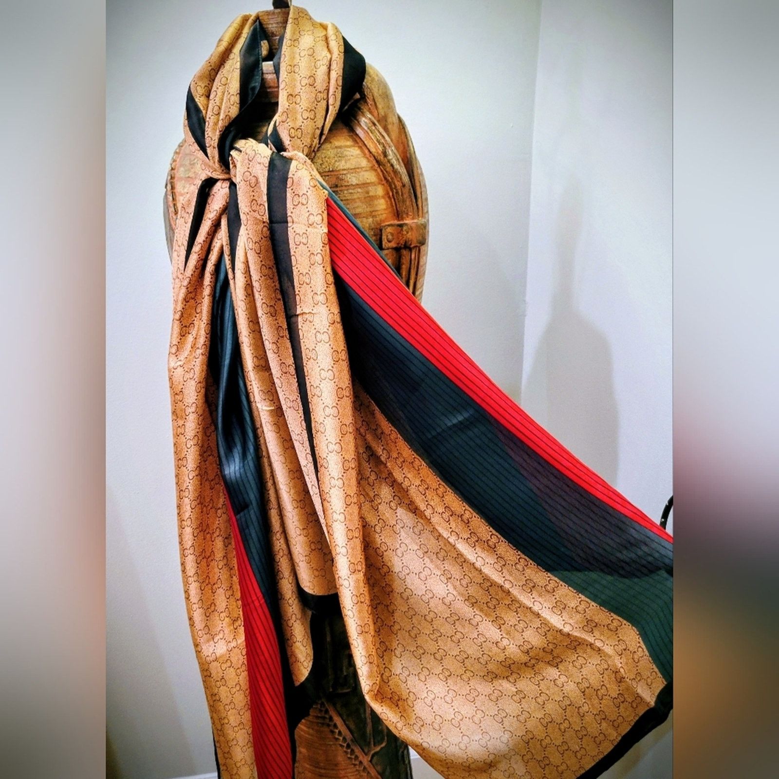 (B).Stroy SCARF/Ladies Scarf /Hijab Monogram Style| Head Wrap NWOT Size ONE SIZE - 4 Thumbnail